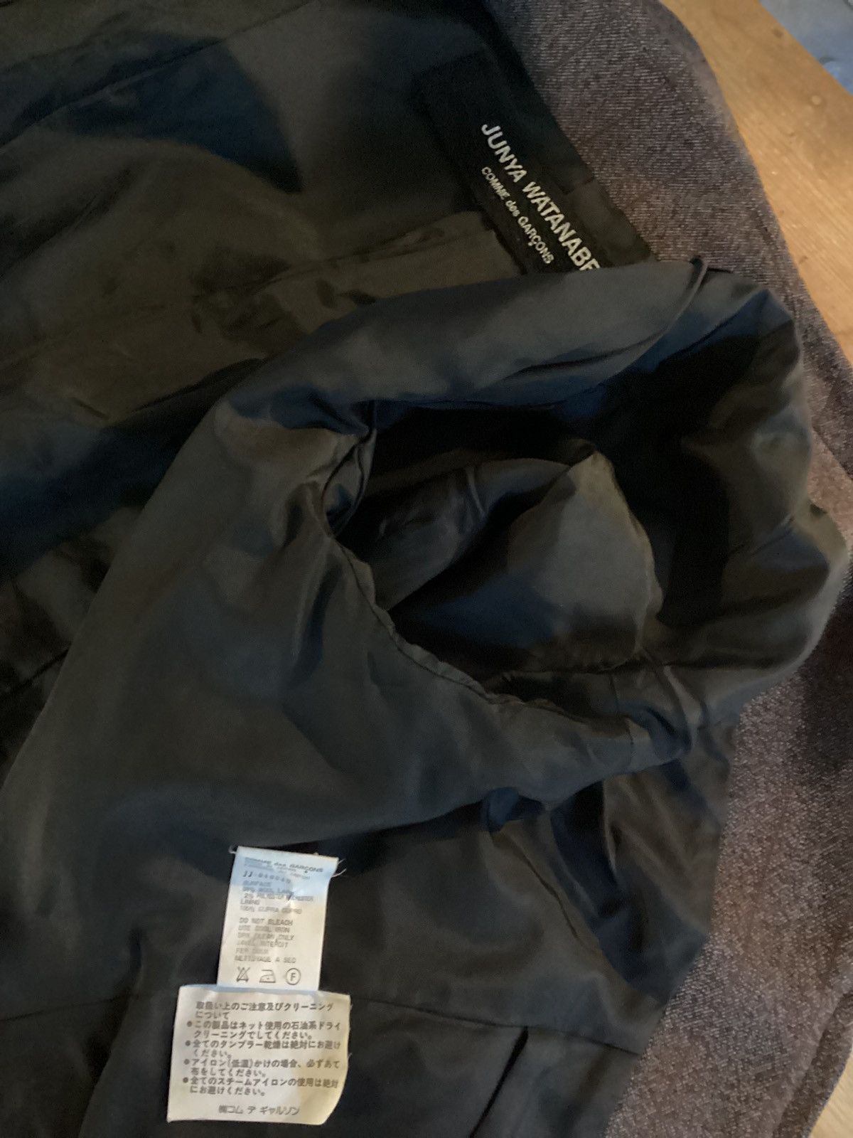 Junya Watanabe JUNYA WATANABE A/W1995 BULGE bonded wool Jacket D-TK 9210 Size S / US 4 / IT 40 - 8 Thumbnail