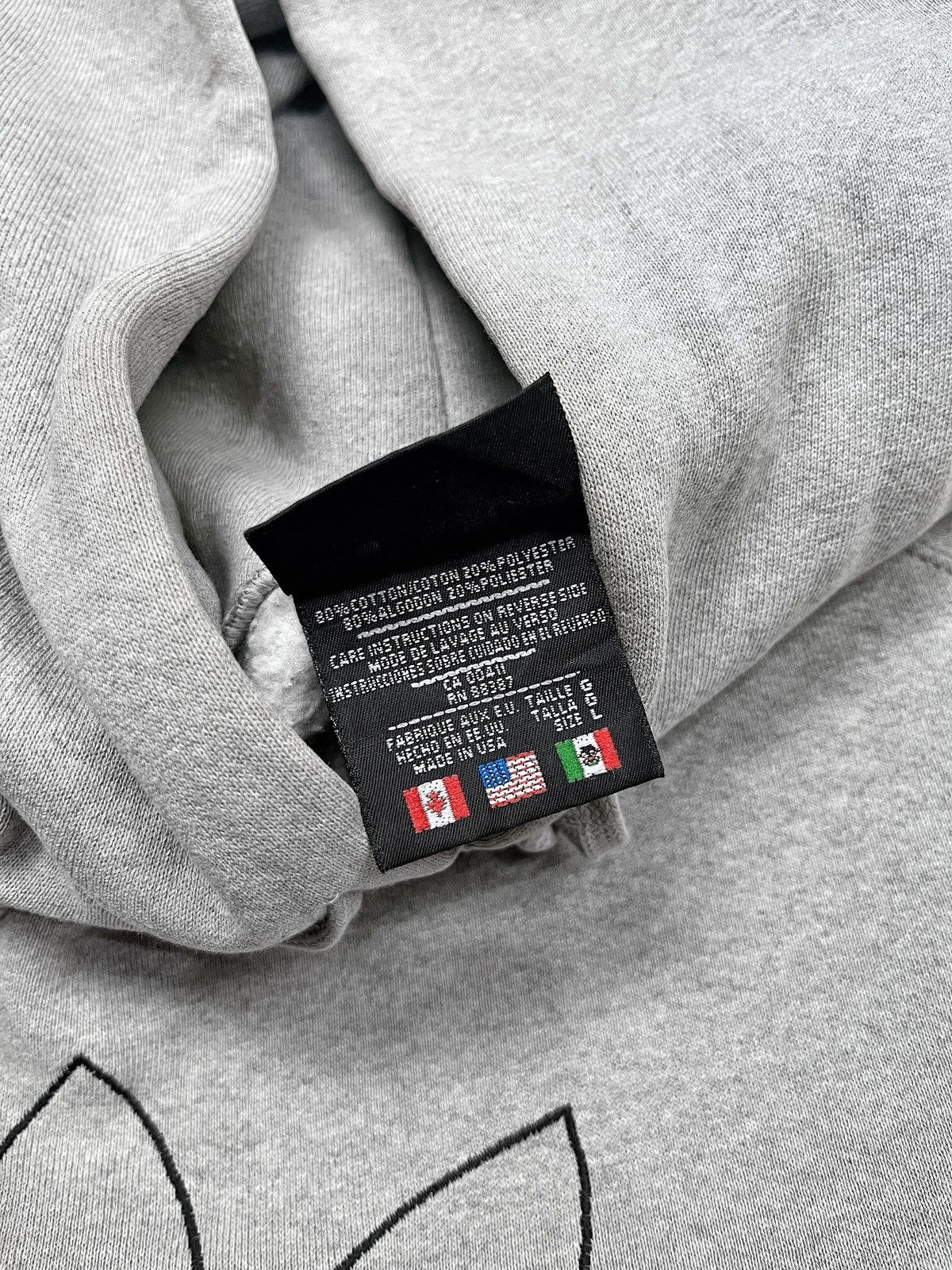 Adidas 90s Adidas Trefoil Vintage Heavyweight Hoodie Size US XL / EU 56 / 4 - 7 Thumbnail