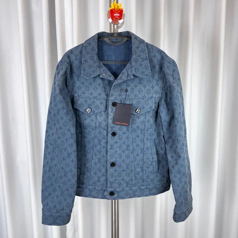 Louis Vuitton Louis Vuitton Blue Cotton Denim Jacket 0089 Size US M / EU 48-50 / 2 - 1 Thumbnail