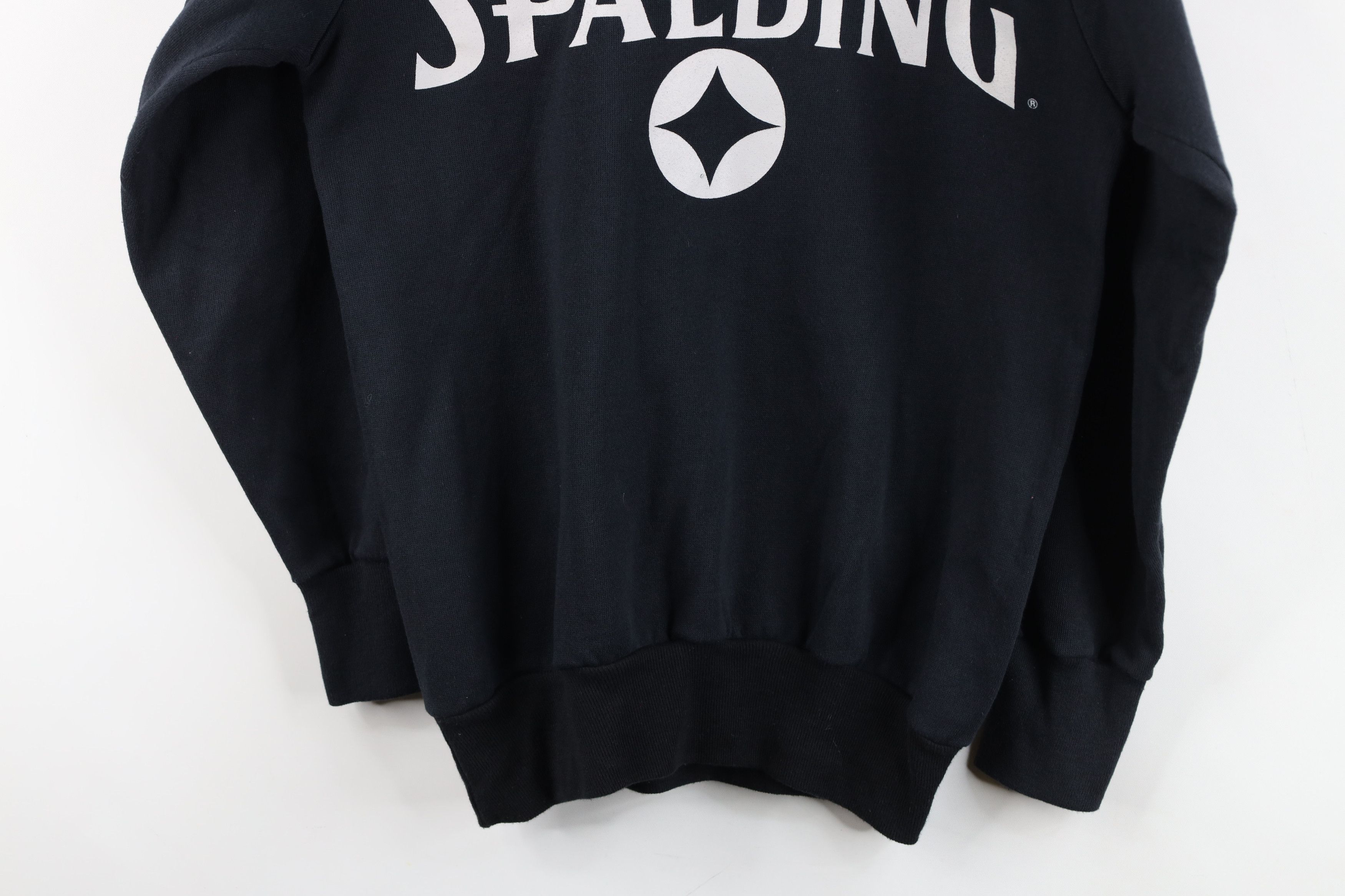 Vintage Vintage 80s 90s Spalding Crewneck Sweatshirt Black USA Size M / US 6-8 / IT 42-44 - 16 Thumbnail