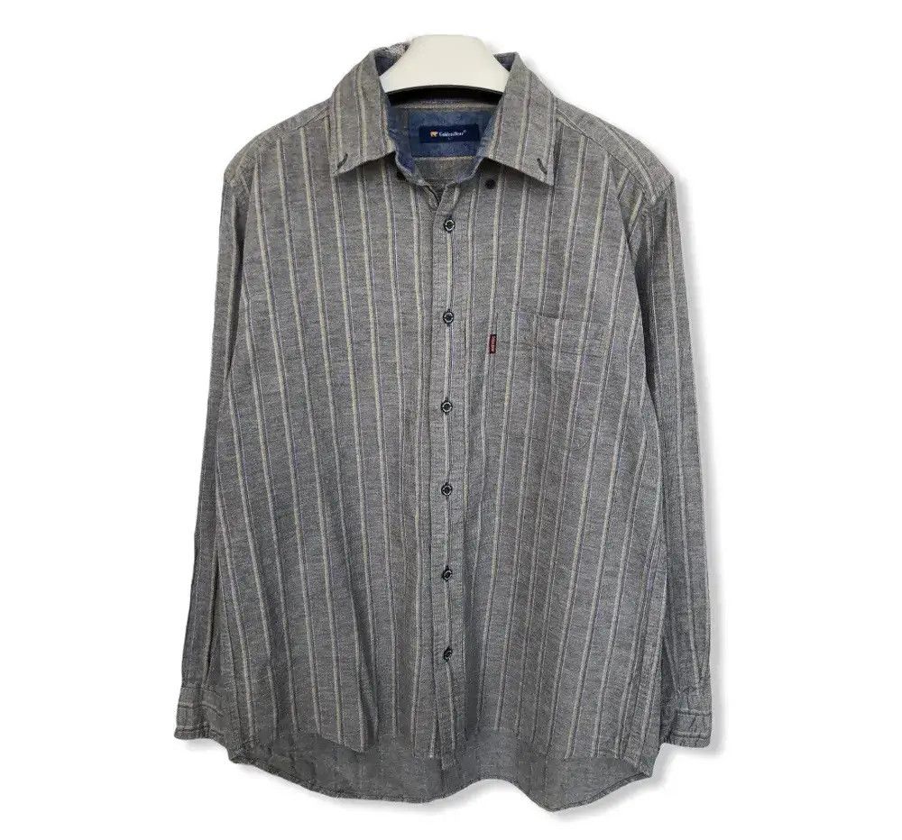 Golden Bear Golden Bear Striped Design Flannel Shirt 👕 Size US M / EU 48-50 / 2 - 1 Thumbnail