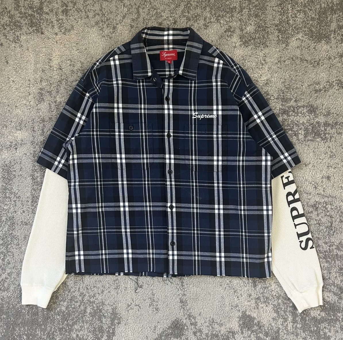 Supreme FW21 Thermal Work Shirt Size US M / EU 48-50 / 2 - 1 Thumbnail