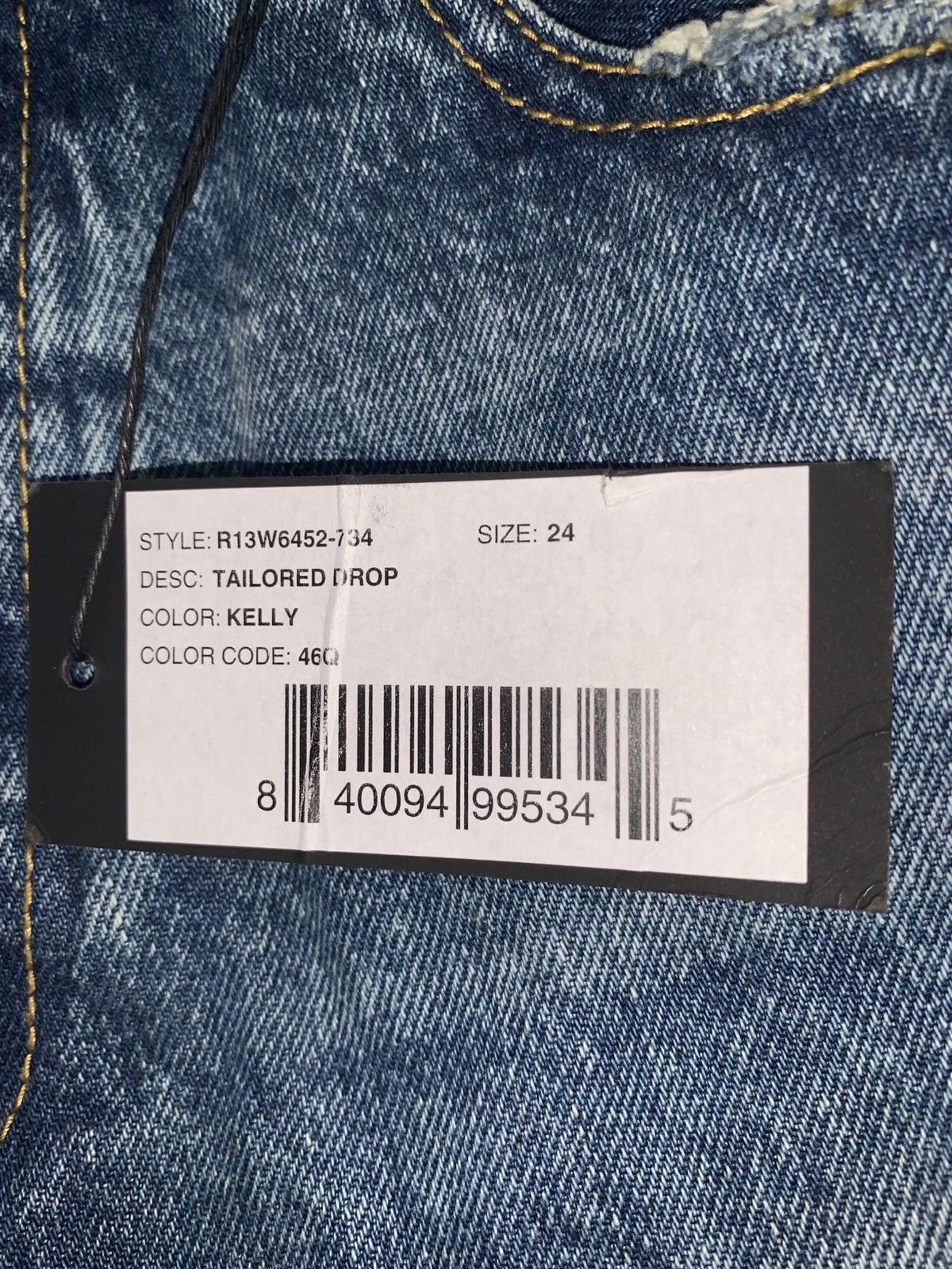 R13 R13 Tailored Drop Pants Size 24" / US 00 / IT 34 - 4 Thumbnail