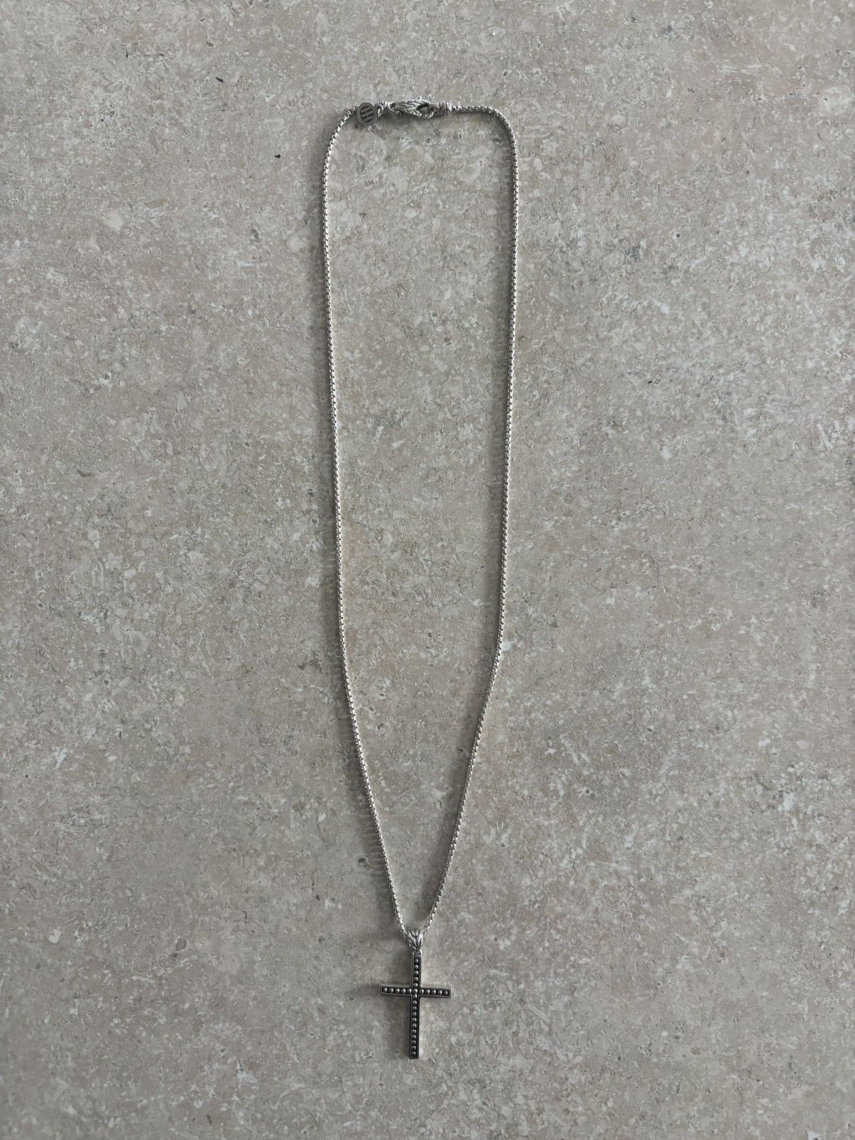John Hardy John Hardy Jawan Cross Pendant Necklace 925 Sterling Silver Size ONE SIZE - 3 Thumbnail