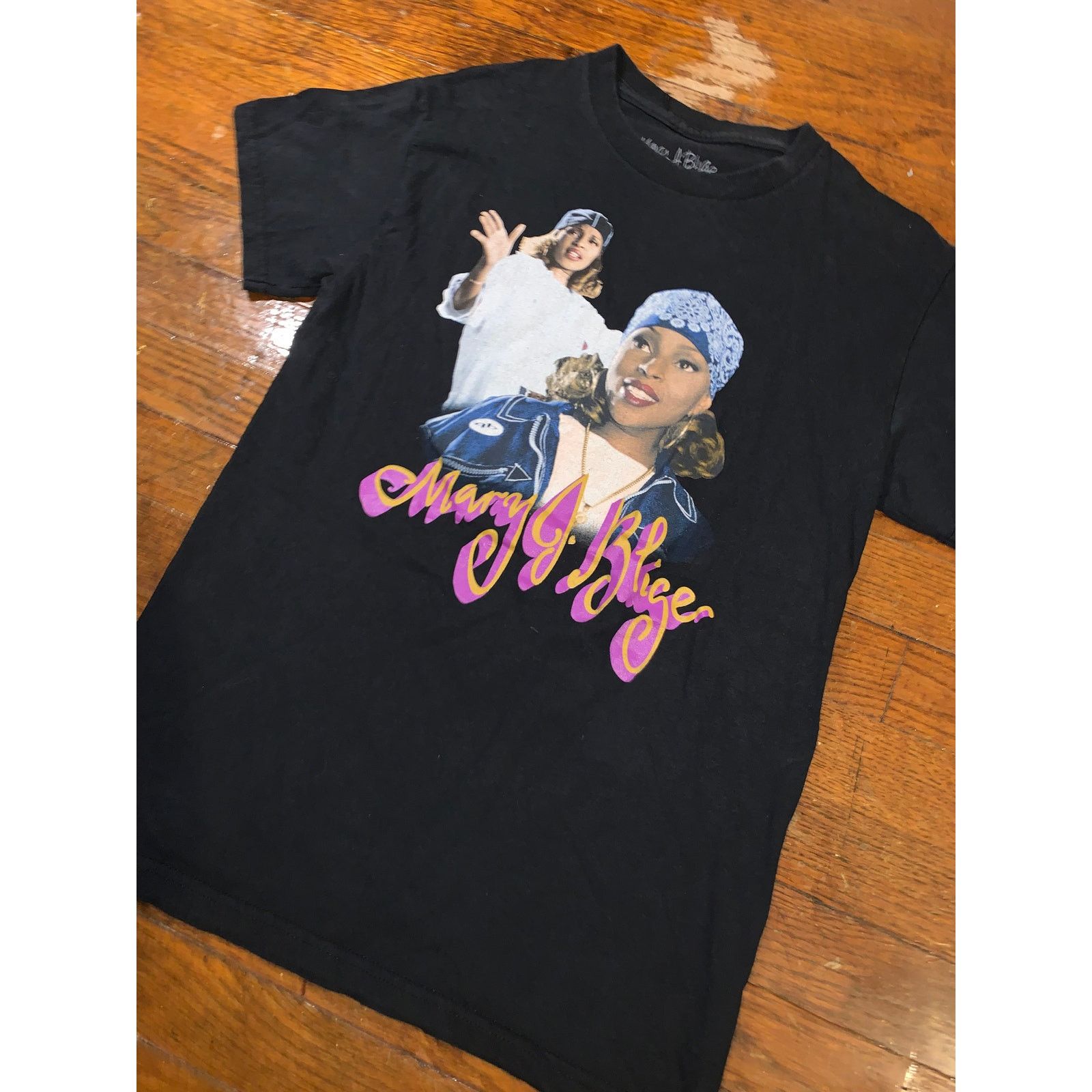Rap Tees Mary J Blige Rap Tee Style T Shirt Black Small Size US S / EU 44-46 / 1 - 3 Thumbnail