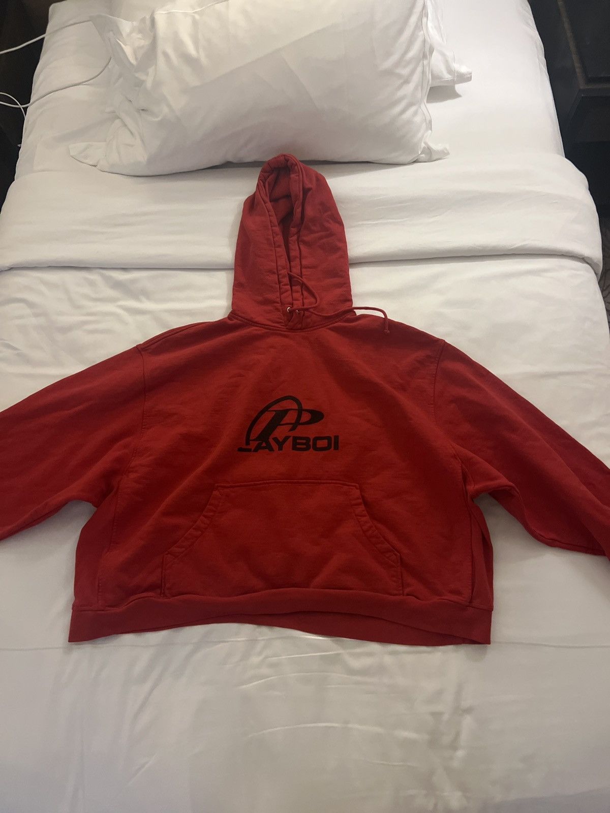 Anonymous Club × Playboi Carti PLAYBOI CARTI COMPLEXCON RED HOODIE Size US M / EU 48-50 / 2 - 1 Thumbnail