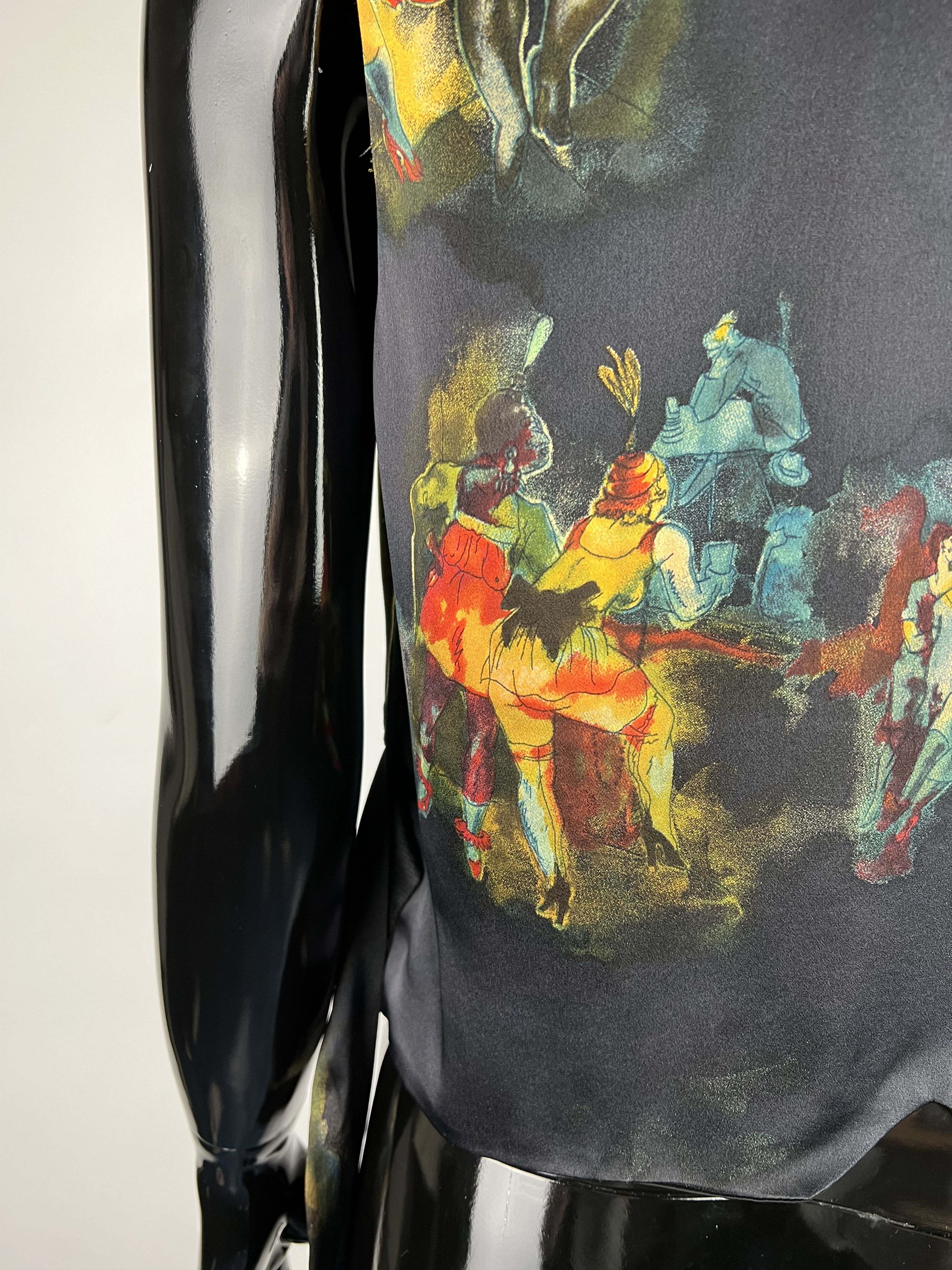 Jean Paul Gaultier Jean Paul Gaultier Vintage Silk Printed Vest US10 Size M / US 6-8 / IT 42-44 - 6 Thumbnail