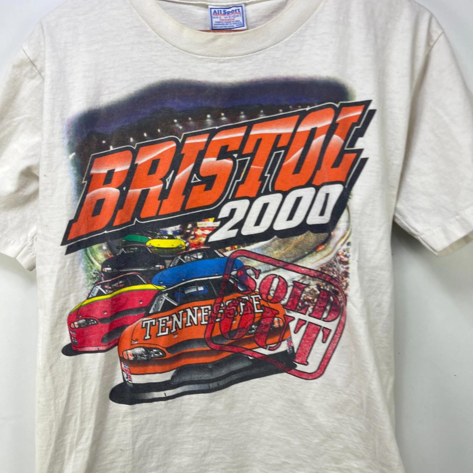 NASCAR Vintage NASCAR Bristol 2000 Racing T Shirt Medium Size US M / EU 48-50 / 2 - 2 Thumbnail