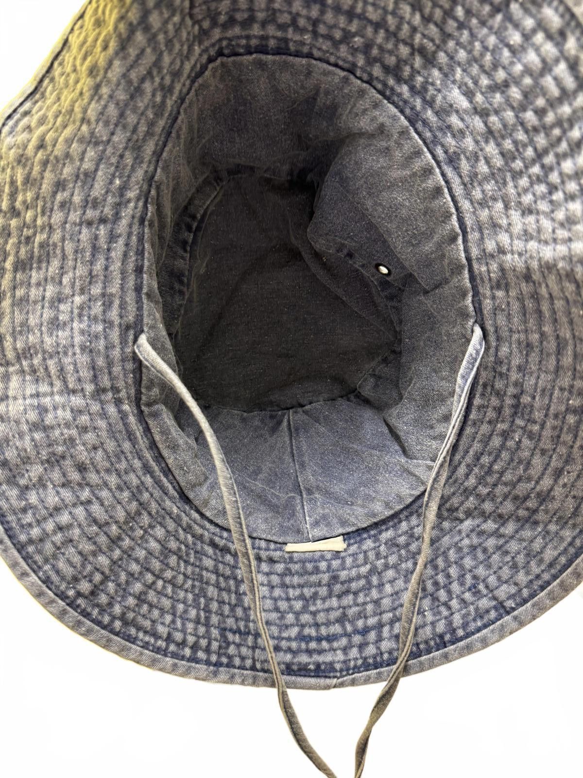 Unknown London Gray Bucket Hat with Adjustable Chin Strap Size ONE SIZE - 4 Thumbnail