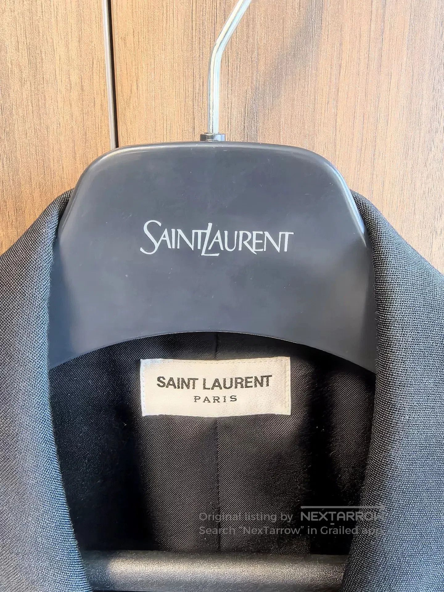 Saint Laurent Paris Saint Laurent Men's Gray Blazer. Size US M / EU 48-50 / 2 - 2 Thumbnail