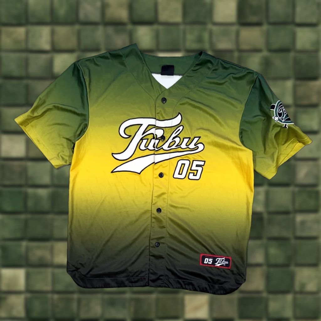 Fubu Fubu Multicolor Baseball Jersey Shirt Hip Hop Y2K L Mens Shirt Size US L / EU 52-54 / 3 - 1 Thumbnail