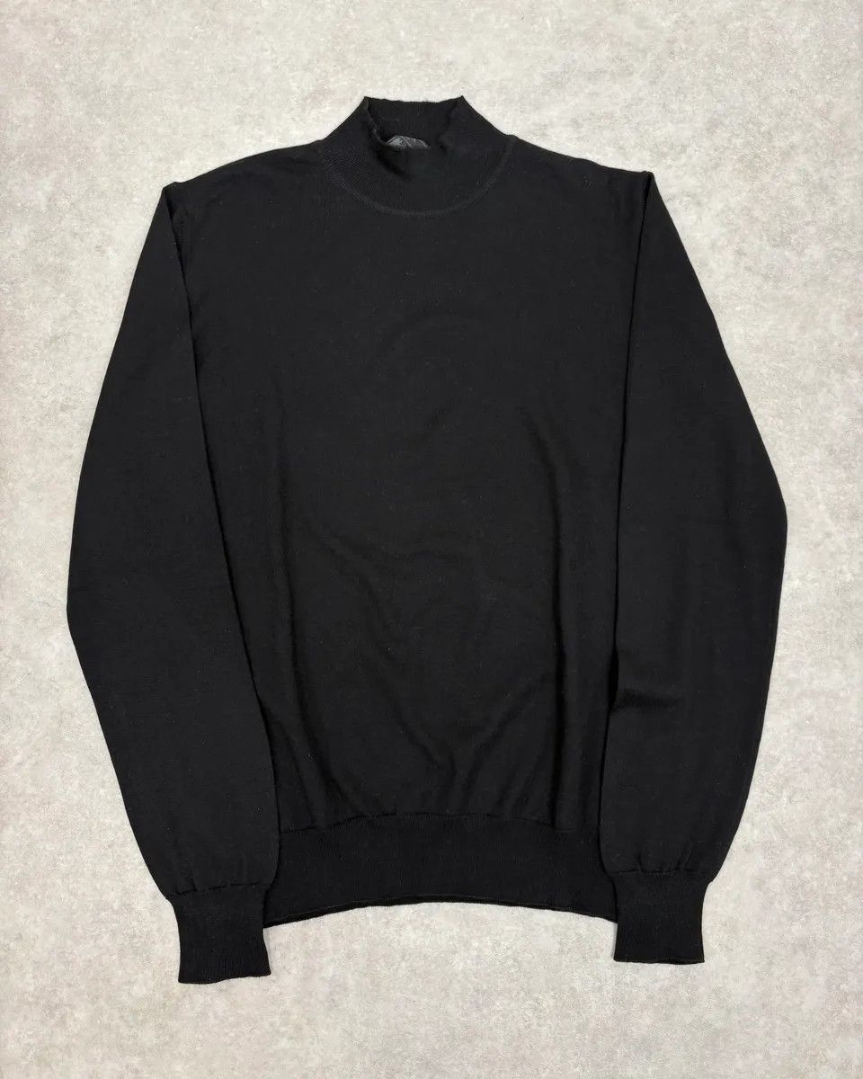 Prada SS2021 Prada Black Wool Turtleneck Sweater Size US M / EU 48-50 / 2 - 1 Thumbnail