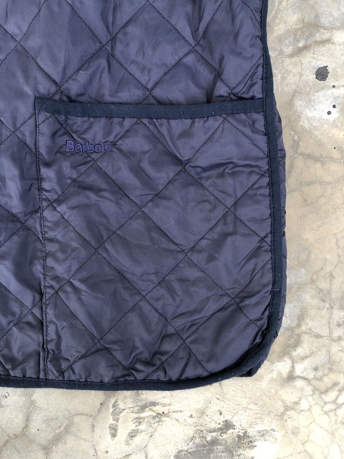 Barbour Barbour Navy Quilted Waistcoat Zip In Liner Vest Outdoor Size US L / EU 52-54 / 3 - 3 Thumbnail