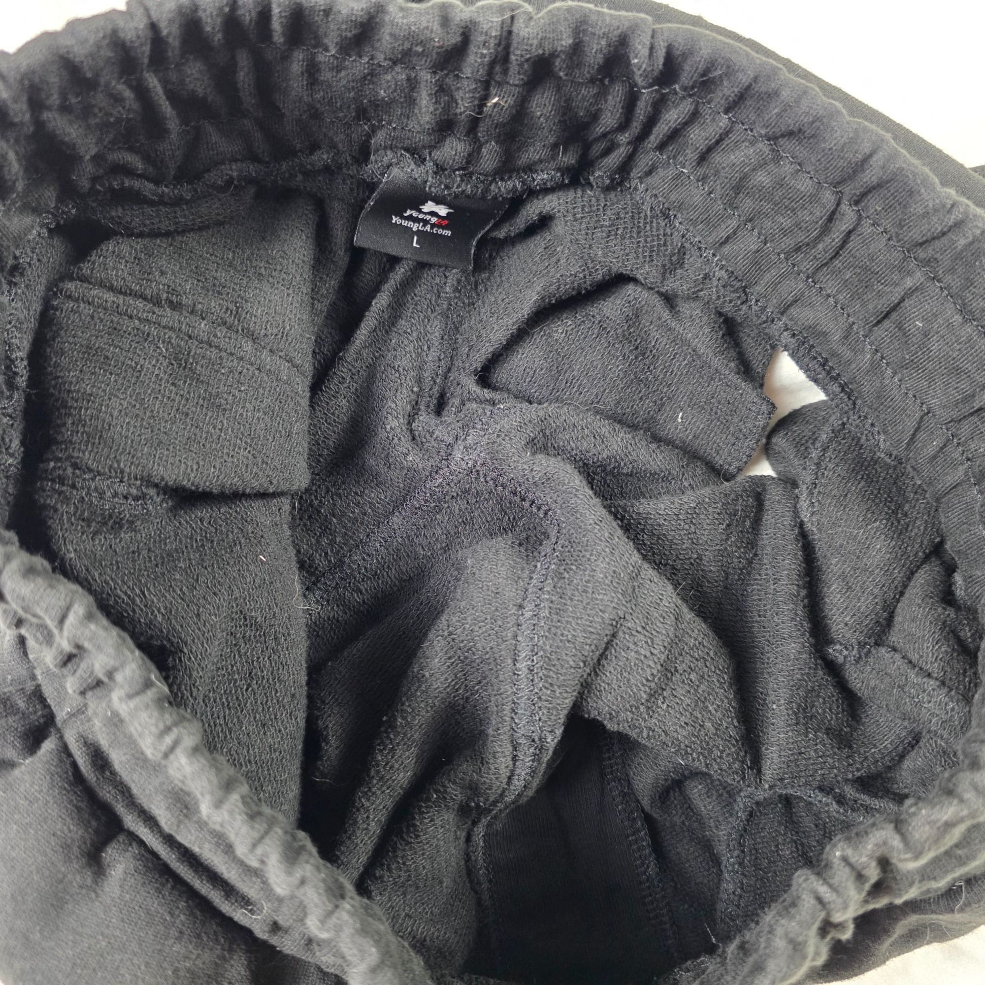 YoungLA YoungLA Womens Large Black Athletic Shorts Comfort Fit Casua Size 28" / US 6 / IT 42 - 7 Thumbnail