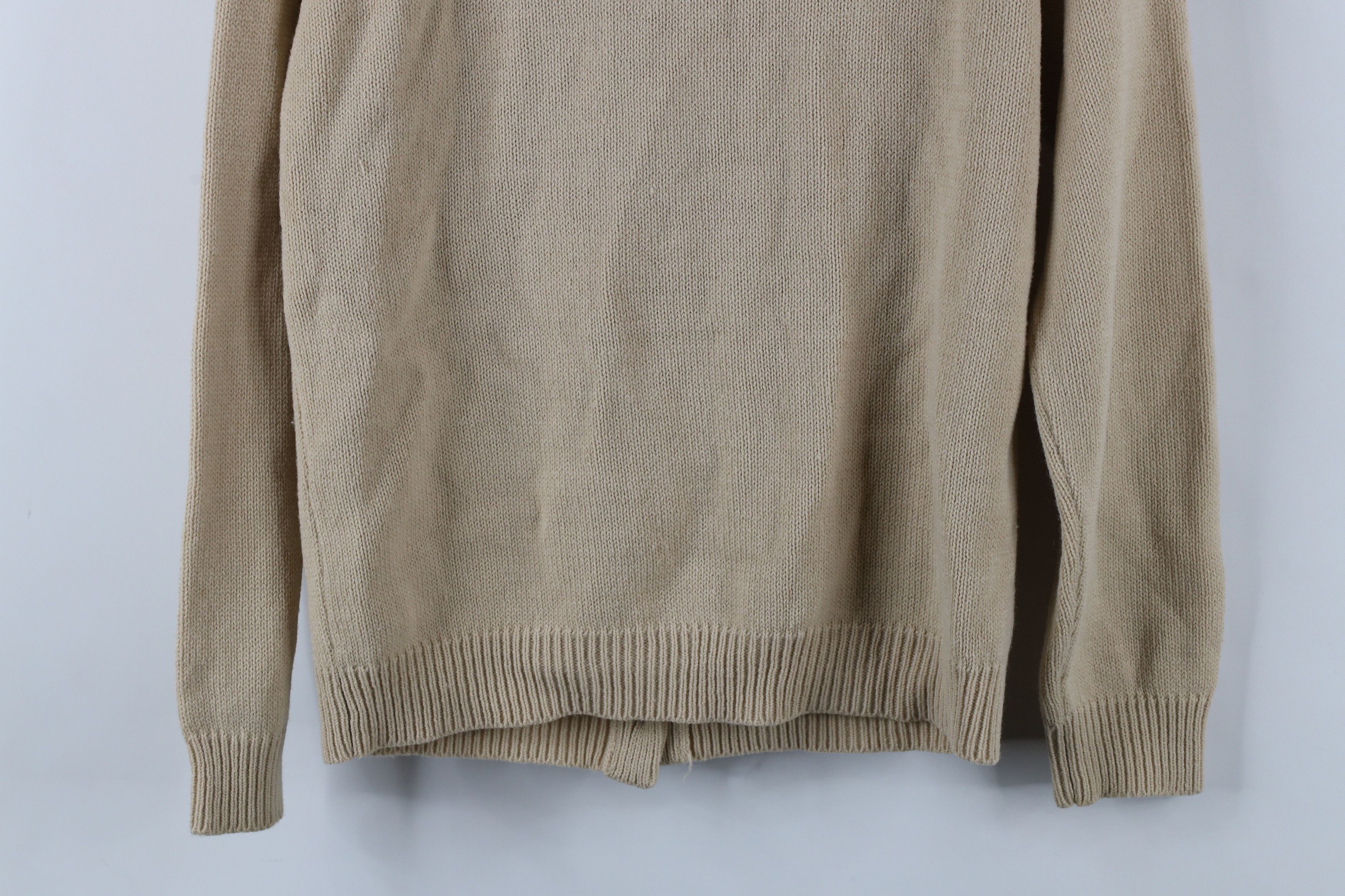 Vintage Vintage 70s Streetwear Chunky Cable Knit Cardigan Sweater Size XS / US 0-2 / IT 36-38 - 12 Thumbnail