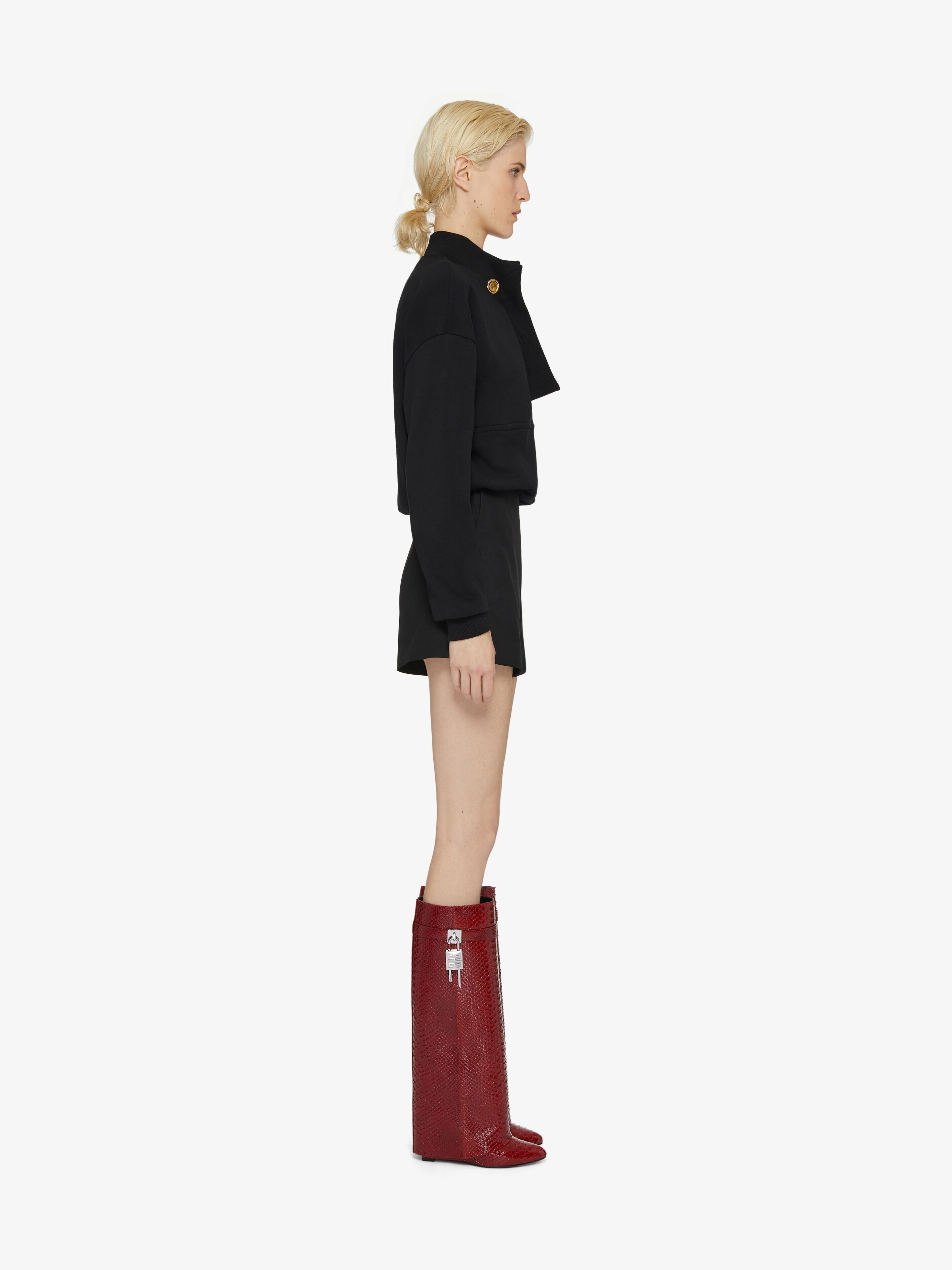 Givenchy o1srvl11e0925 Shark Locks Boots in Python in Red Size US 9.5 / IT 39.5 - 2 Thumbnail