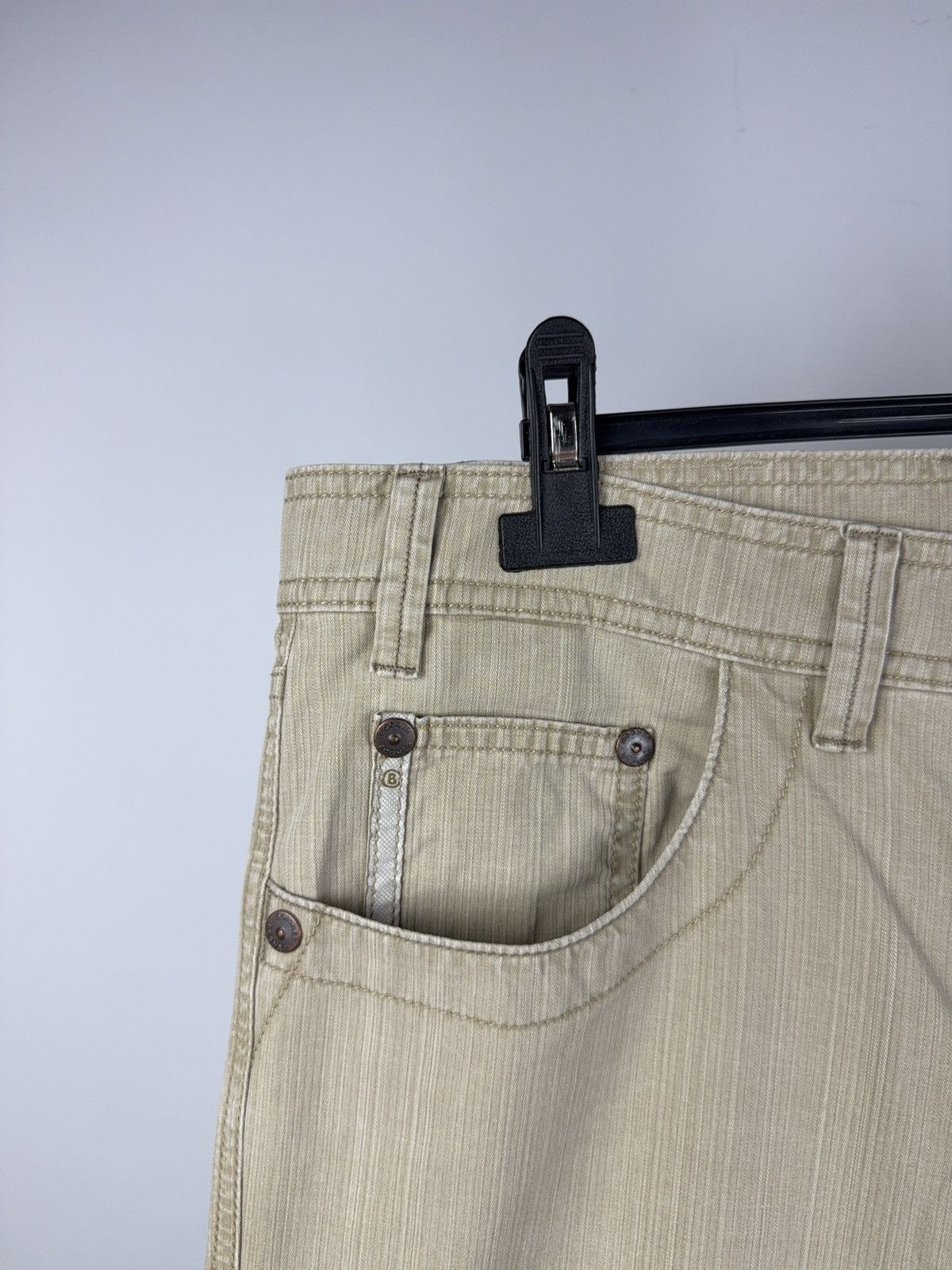 Bogner Vintage 00s Retro Beige Bogner Cotton Comfort Fit Pants Size US 38 / EU 54 - 5 Thumbnail