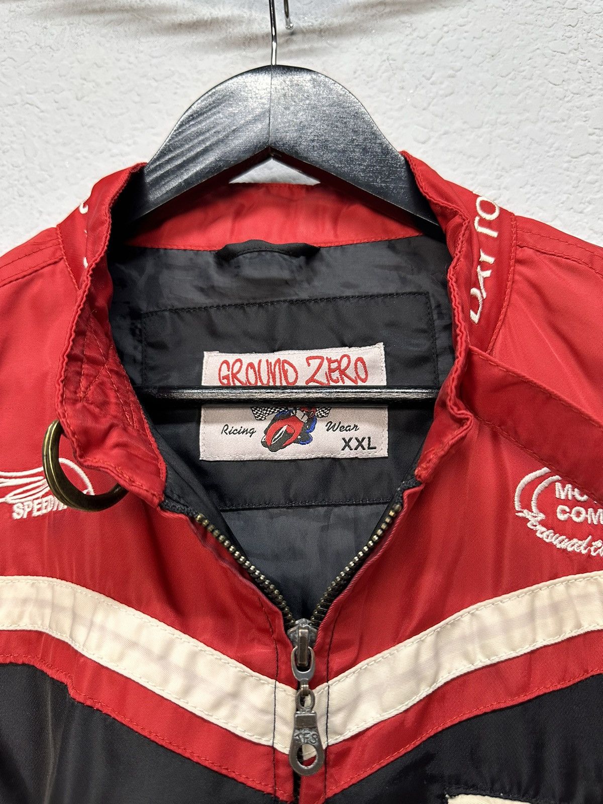 NASCAR Racing Jacket Moto Vodafone F1 Nascar Leather Red Bull Lucky Size US XXL / EU 58 / 5 - 9 Thumbnail