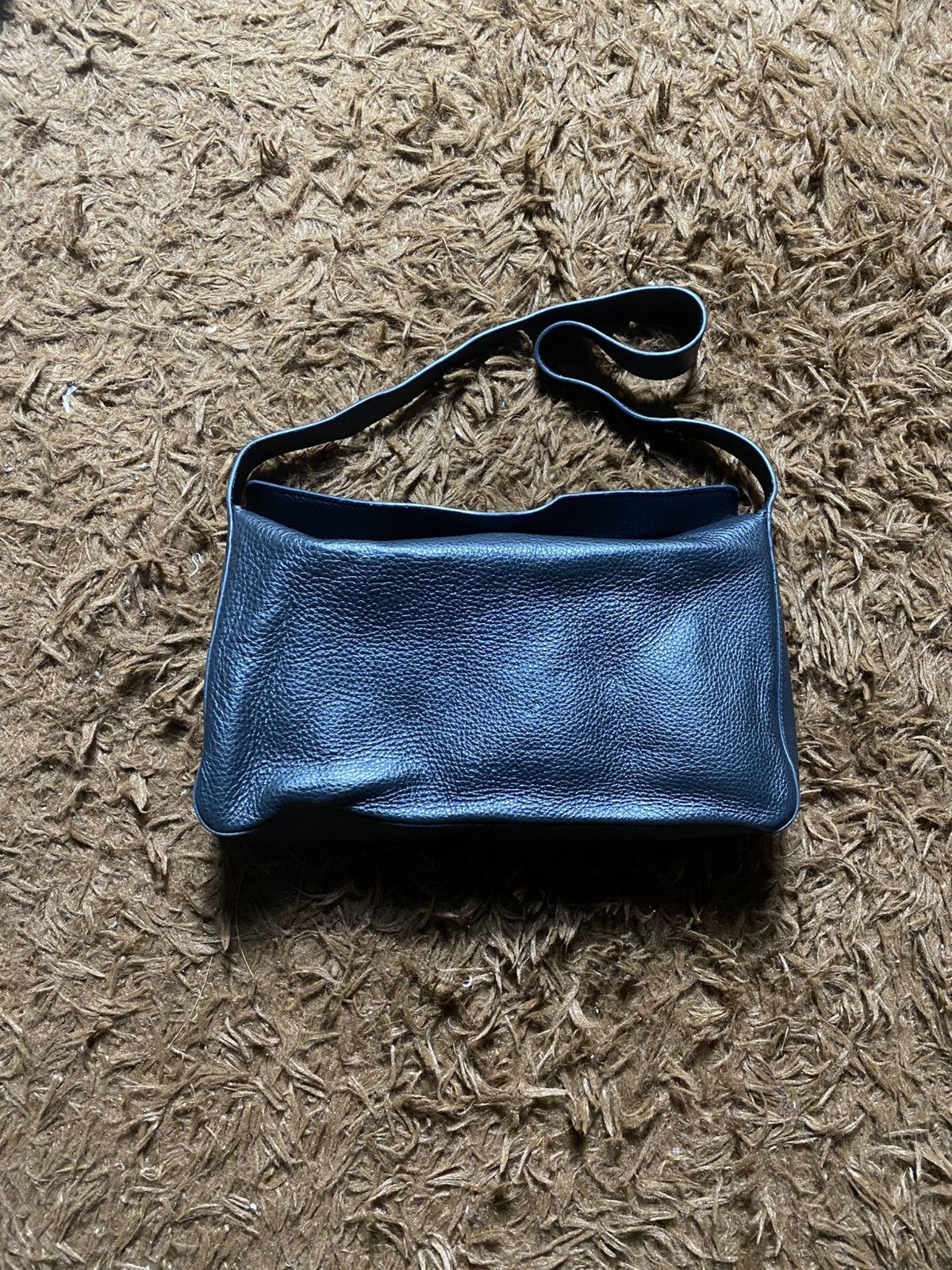 Aesther Ekme Soft Leather Baguette Bag in Black, Women's