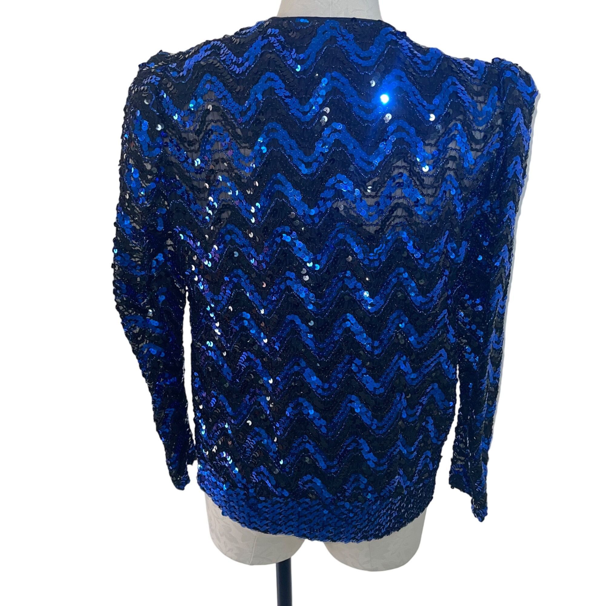 Vintage Three Flaggs Vintage Womens Top Size Medium Blue Size M / US 6-8 / IT 42-44 - 2 Thumbnail