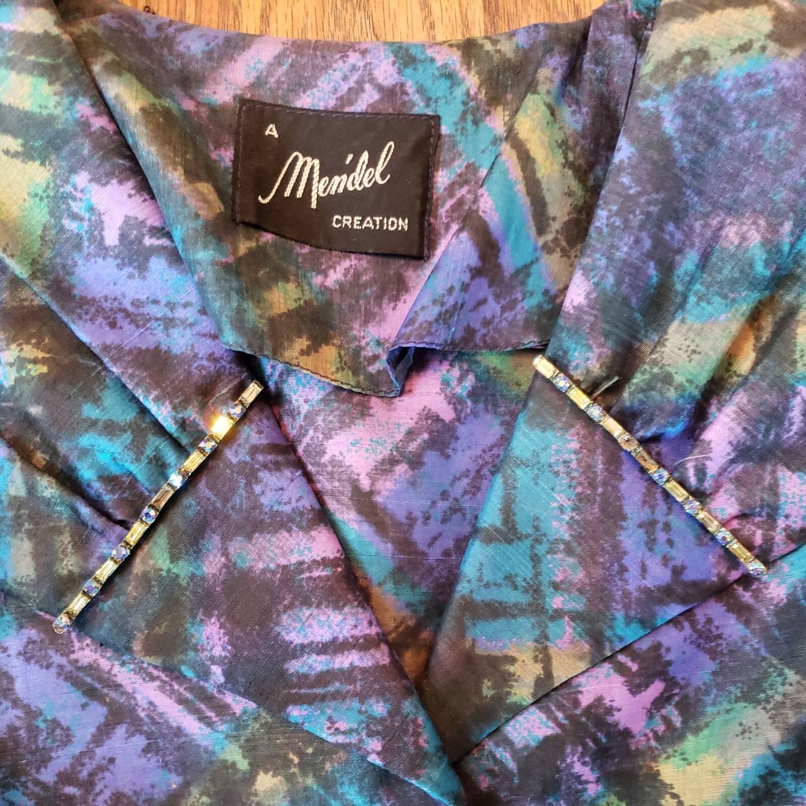 Other Vtg Career Dress Sz 16 Volump Belted Brutalist Peacock Blue Size M / US 6-8 / IT 42-44 - 7 Thumbnail