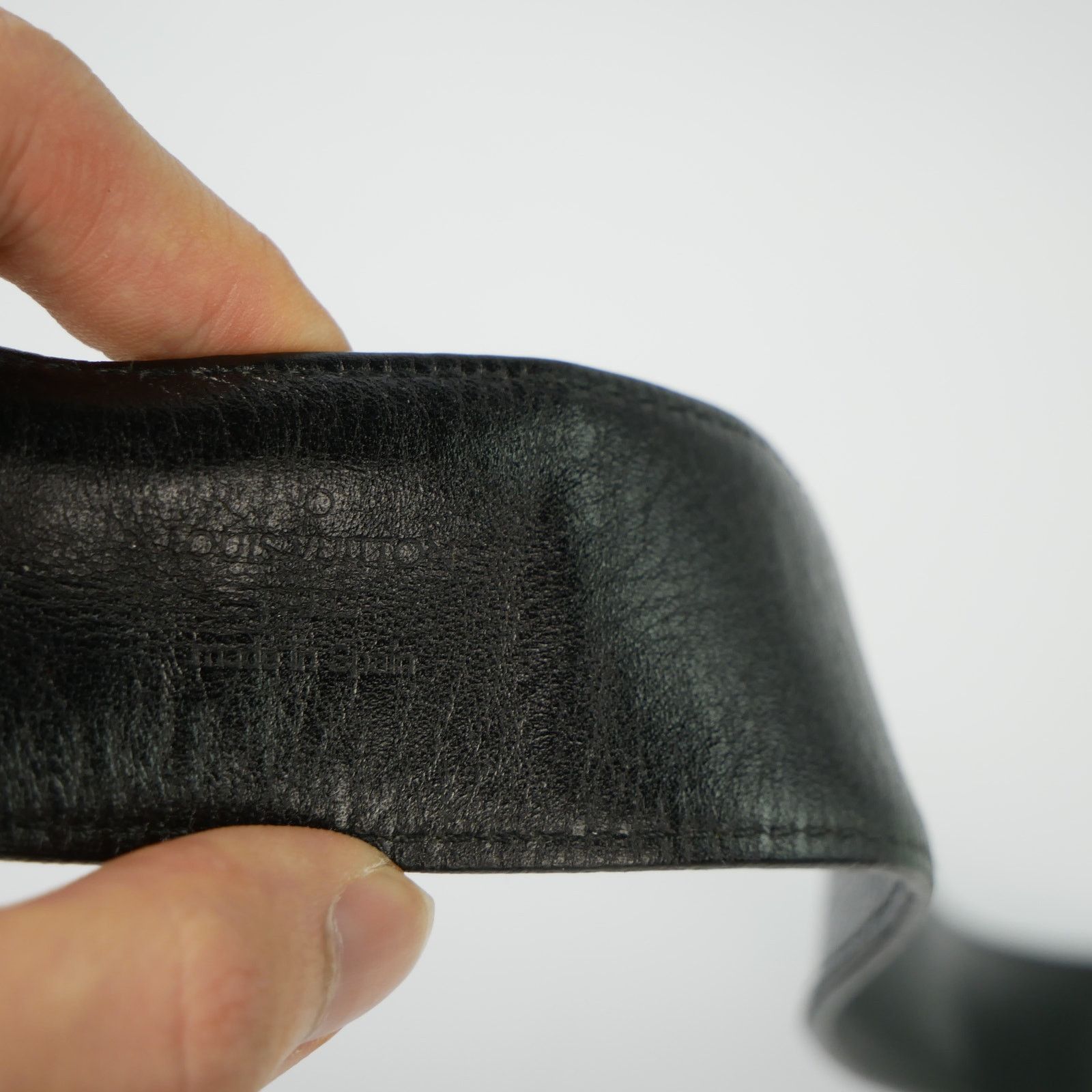 Louis Vuitton Louis Vuitton Ceinture Initiales Damier Graphite Belt Size ONE SIZE - 11 Thumbnail