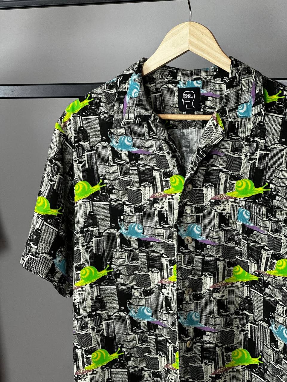 Brain Dead Brain Dead Summer Printed Viscose Short Sleeve Shirt Size US S / EU 44-46 / 1 - 3 Thumbnail