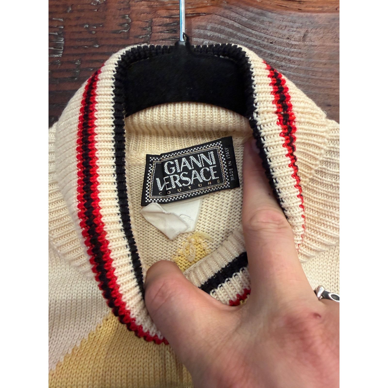 Versace Vintage Gianni Versace Knit Sleeveless Crop Top Size S / US 4 / IT 40 - 5 Thumbnail