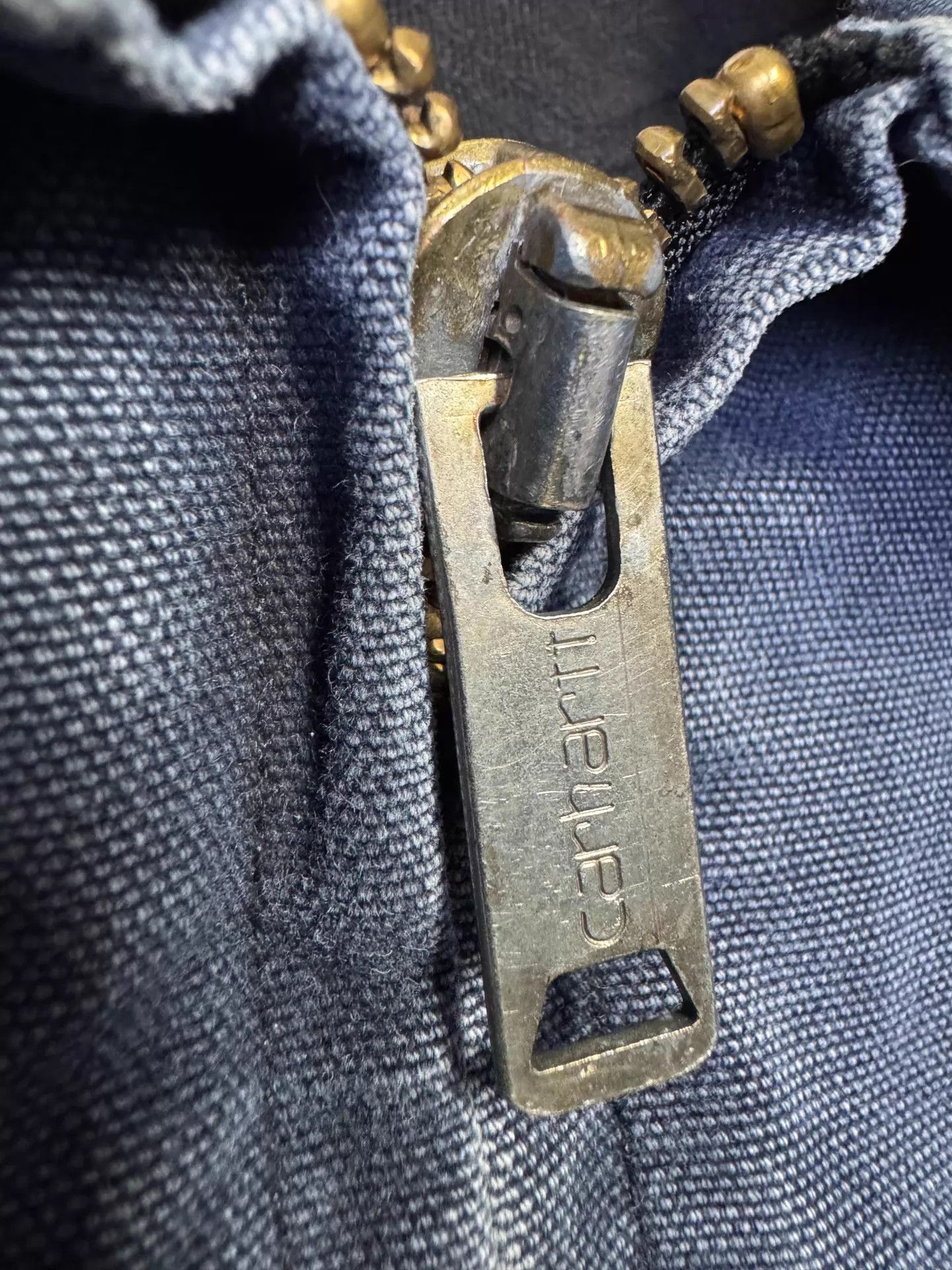 Carhartt Vtg Carhartt JQ2083 INDIGO Hooded Work Jacket S Size US S / EU 44-46 / 1 - 7 Thumbnail