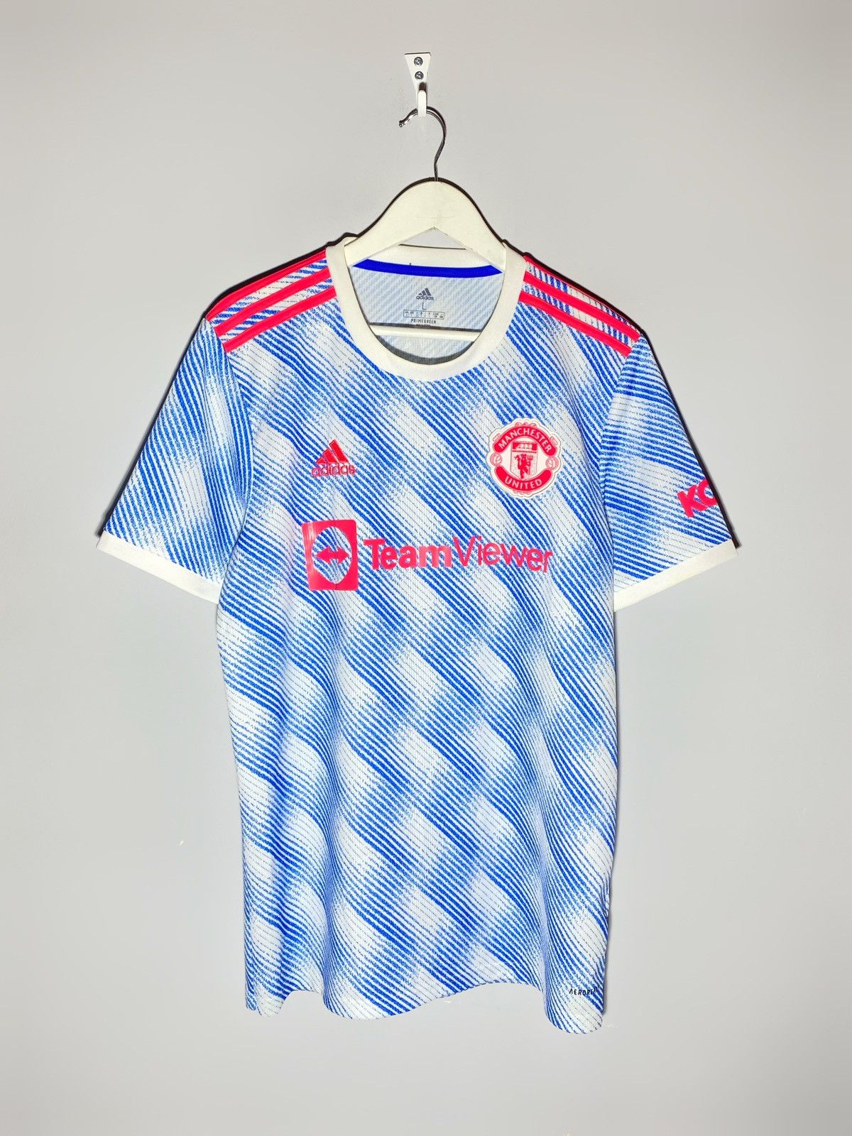 Adidas #7 Cavani Manchester United 2021/22 Away Football Shirt Size US L / EU 52-54 / 3 - 2 Thumbnail