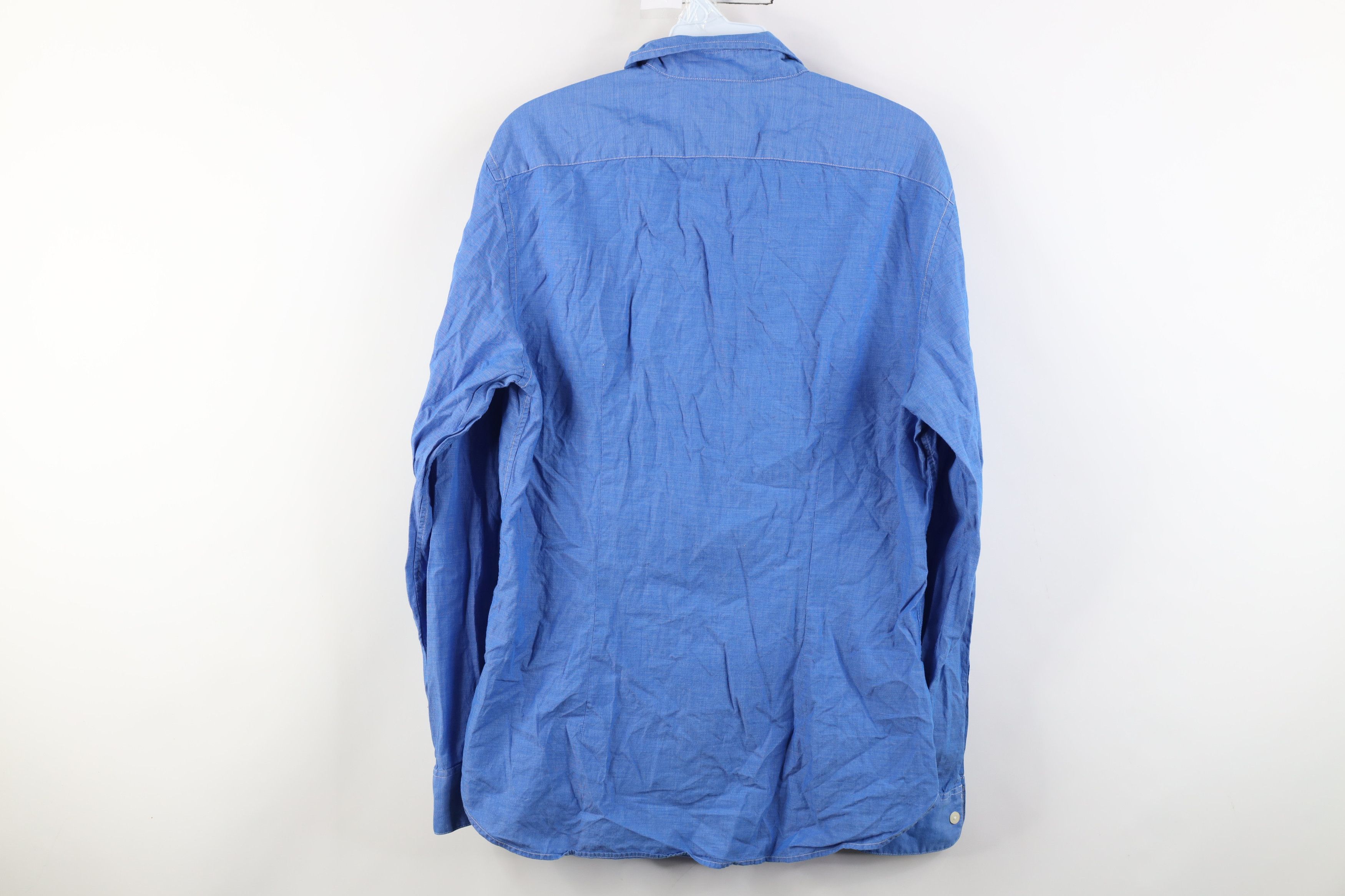 John Varvatos John Varvatos USA Roll Cuff Collared Button Down Shirt Size US S / EU 44-46 / 1 - 12 Thumbnail
