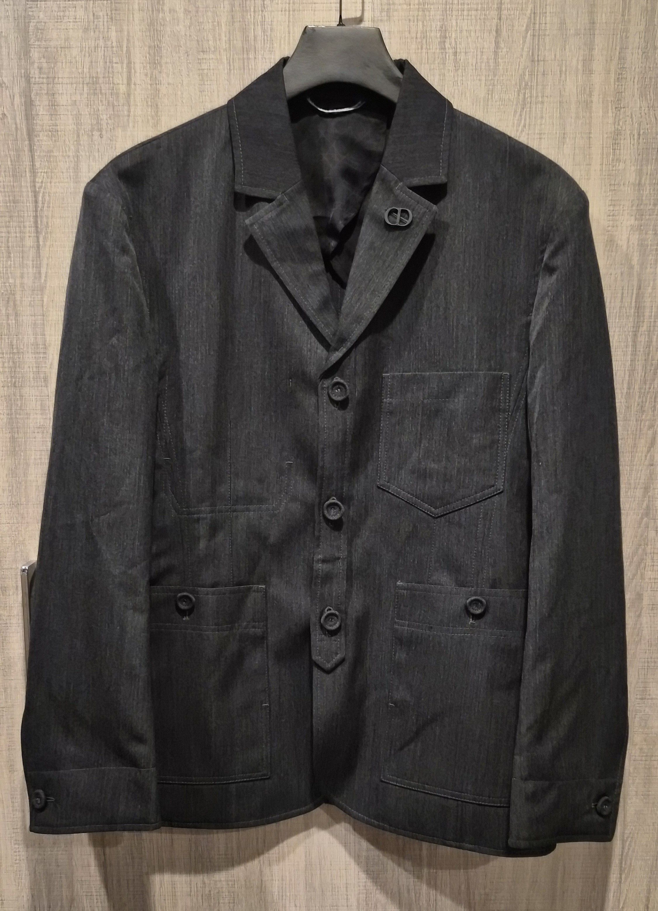 Dior Dior Workwear Jacket Wool Blazer Size 44R - 1 Thumbnail