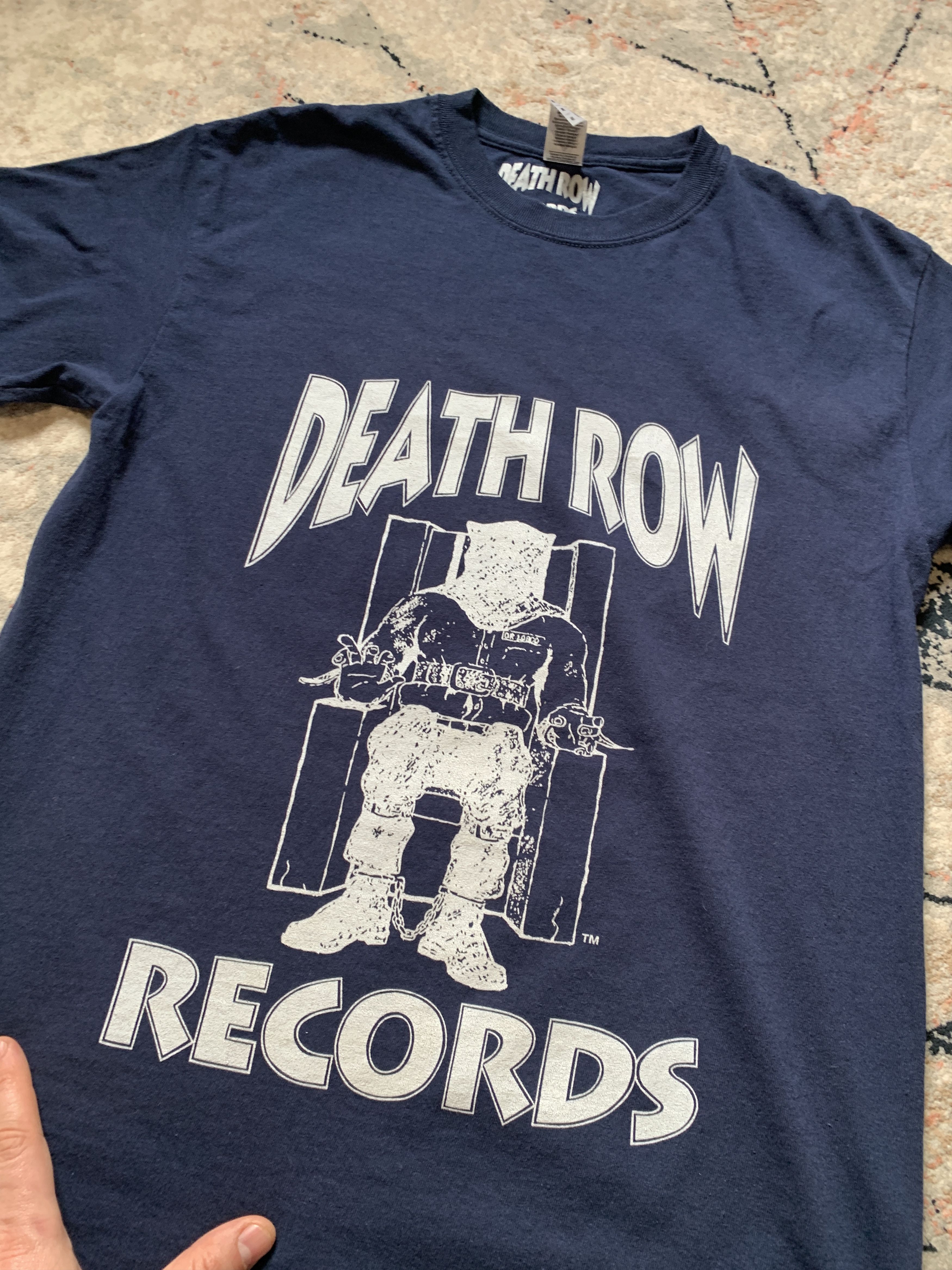 Death Row Records × Rap Tees Death Row Records Tee Size US M / EU 48-50 / 2 - 3 Thumbnail