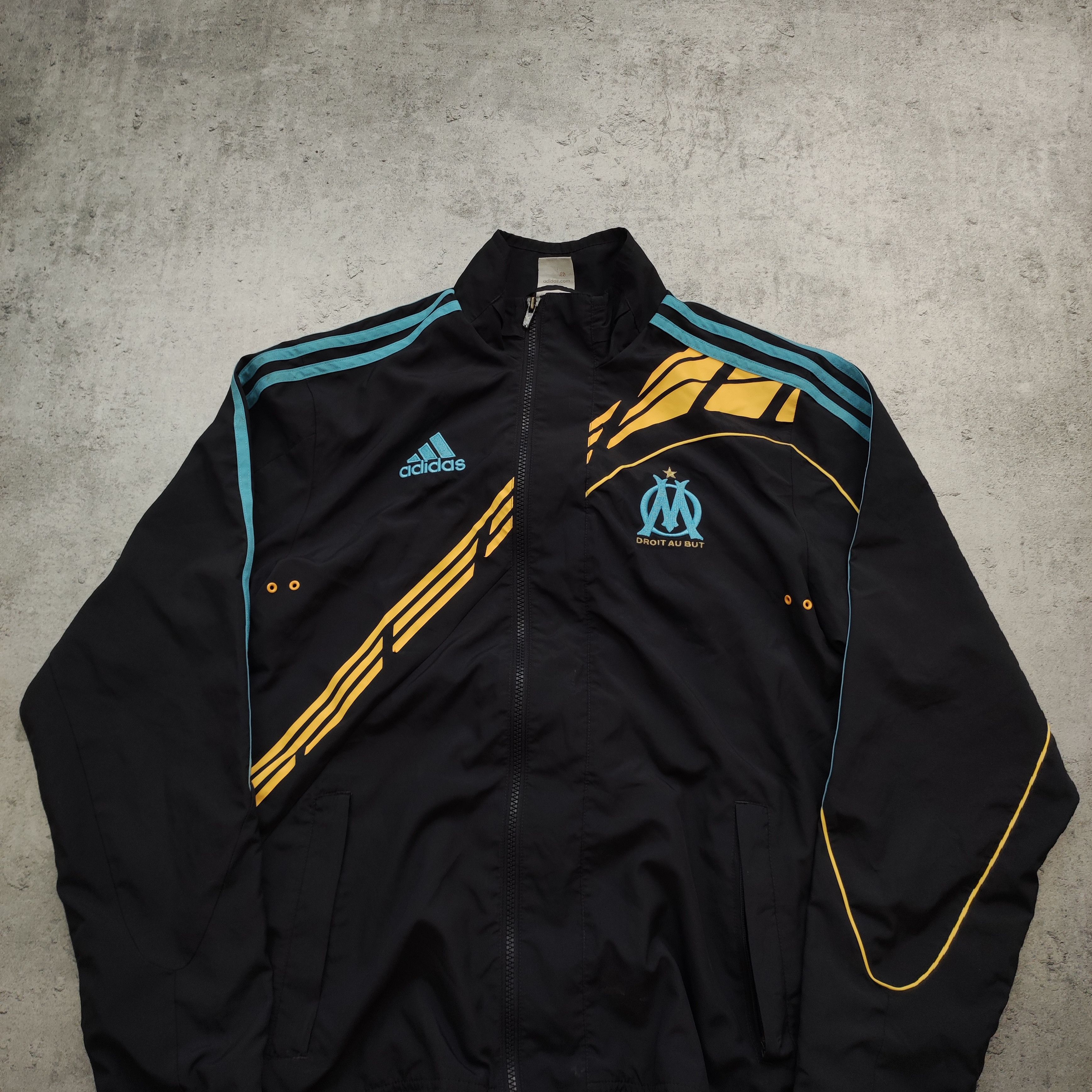 Adidas × Vintage RARE Football Core 2009 Adidas x Olympique Marseille Track Size US M / EU 48-50 / 2 - 2 Thumbnail