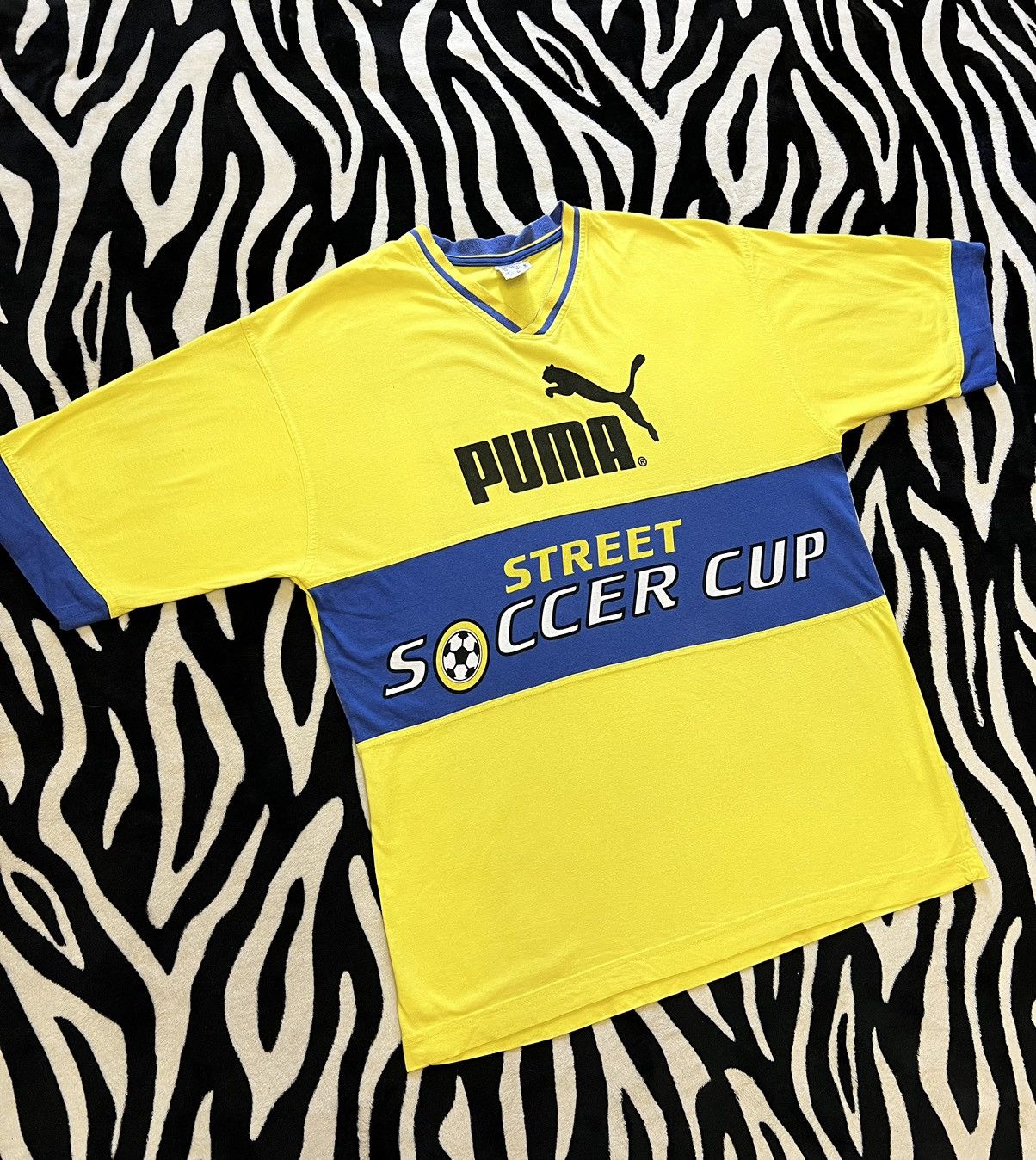 Puma × Vintage Puma KIKA Street Soccer Cup t-shirt vintage big logo size M Size US M / EU 48-50 / 2 - 3 Thumbnail