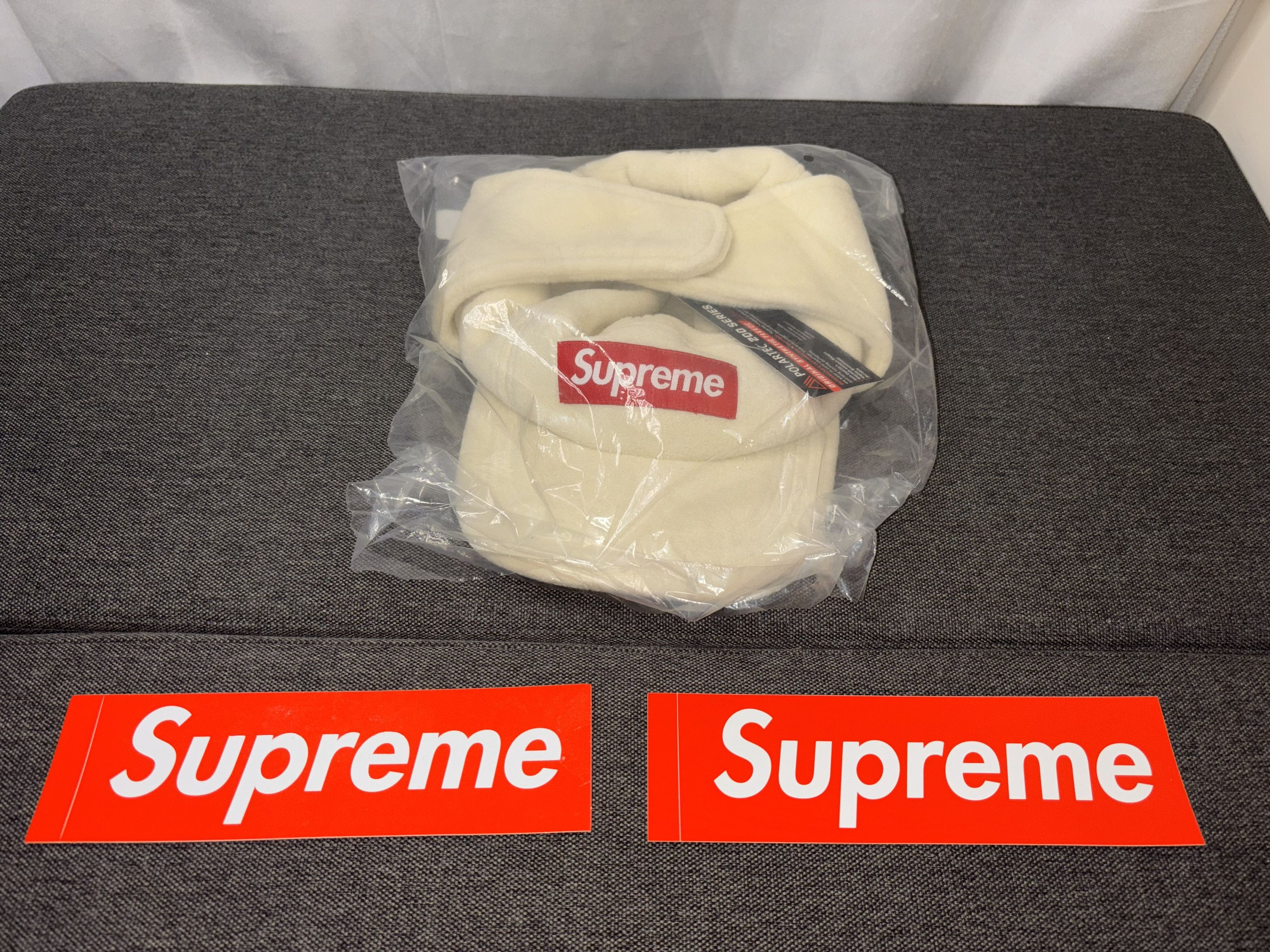 Supreme SUPREME Polartech Earflap Camp Cap Natural/White FW21 FW21H5 Size ONE SIZE - 23 Thumbnail