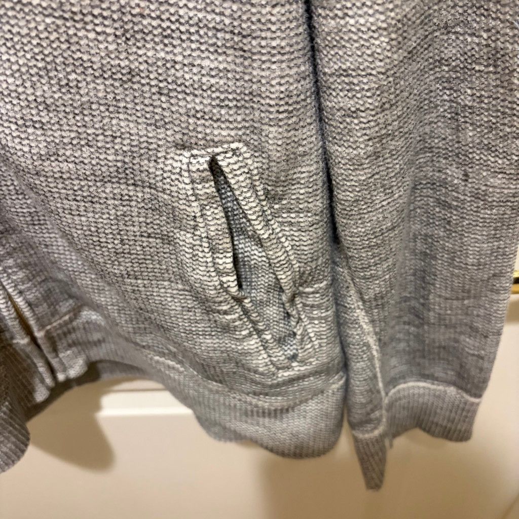 Billy Reid Billy Reid XL Gray Textured Zip Hoodie Made in Japan Size US L / EU 52-54 / 3 - 4 Thumbnail
