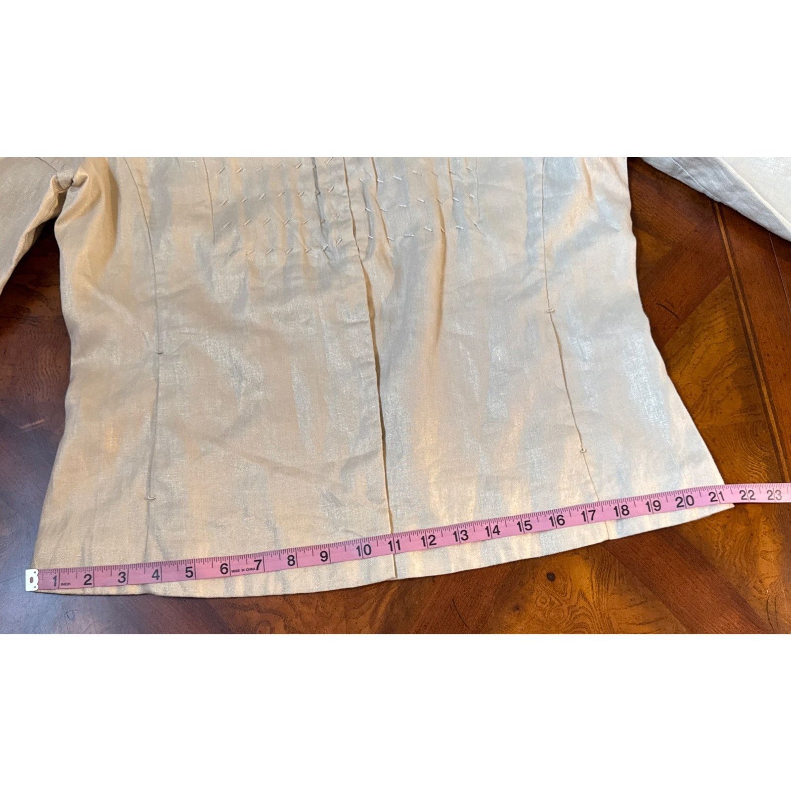 Elie Tahari elie tahari 100 linen hook and eye jacket Size XL / US 12-14 / IT 48-50 - 18 Thumbnail