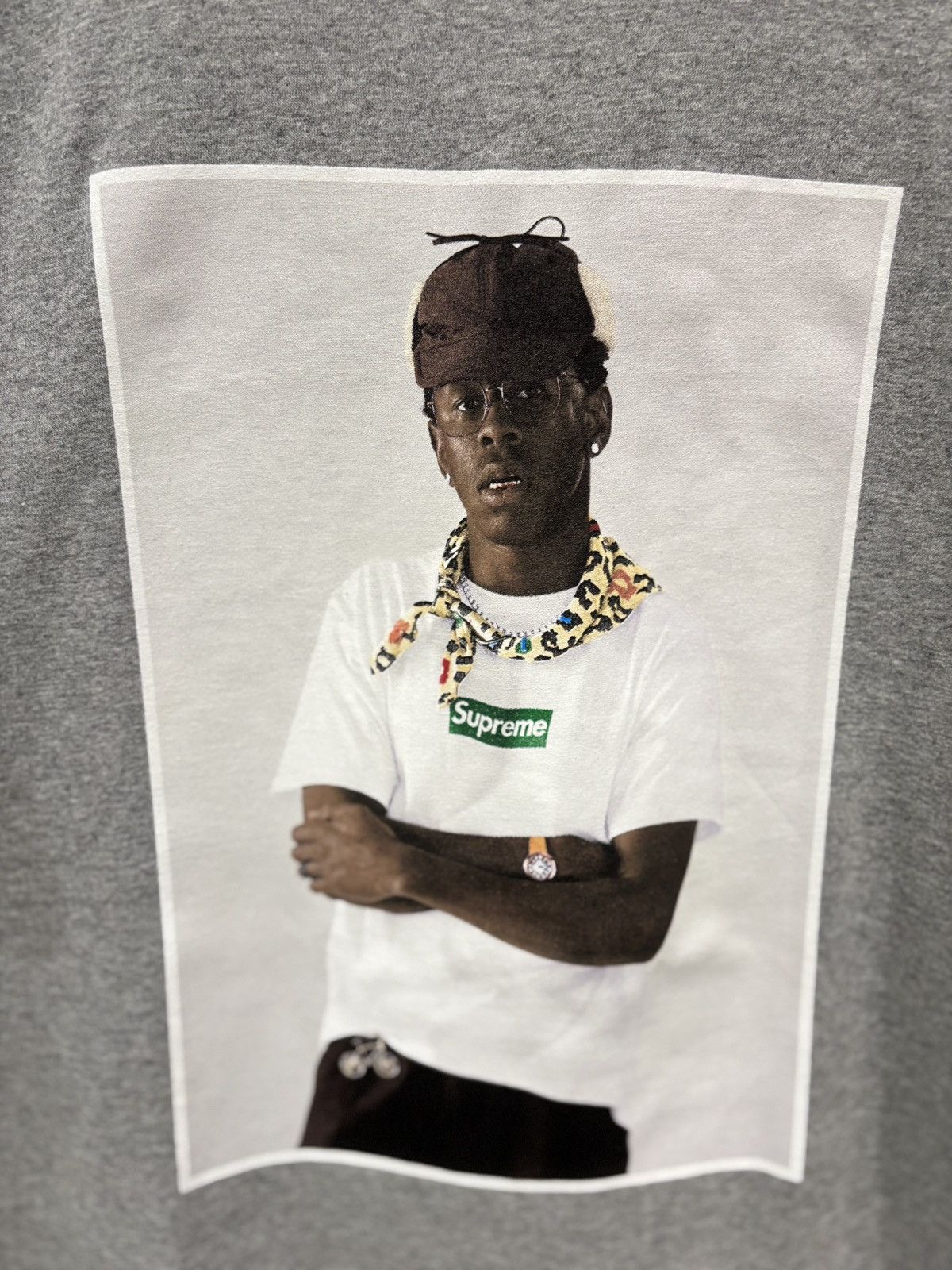 Supreme Supreme Tyler The Creator Tee Heather Grey Size US L / EU 52-54 / 3 - 2 Thumbnail