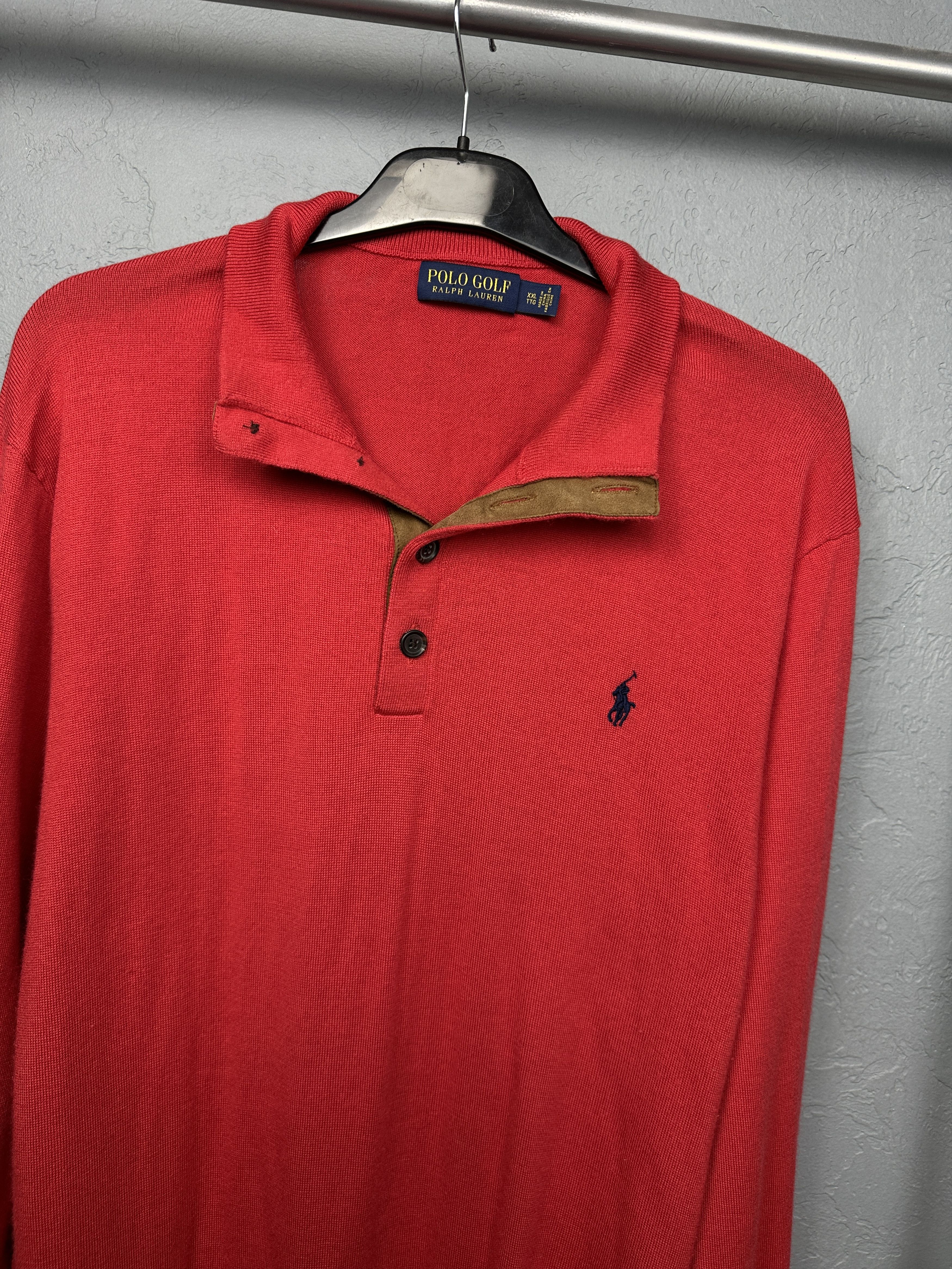 Polo Ralph Lauren Polo Ralph Lauren Mens Quarter 1\4 Zip Wool Sweater Size US XXL / EU 58 / 5 - 2 Thumbnail