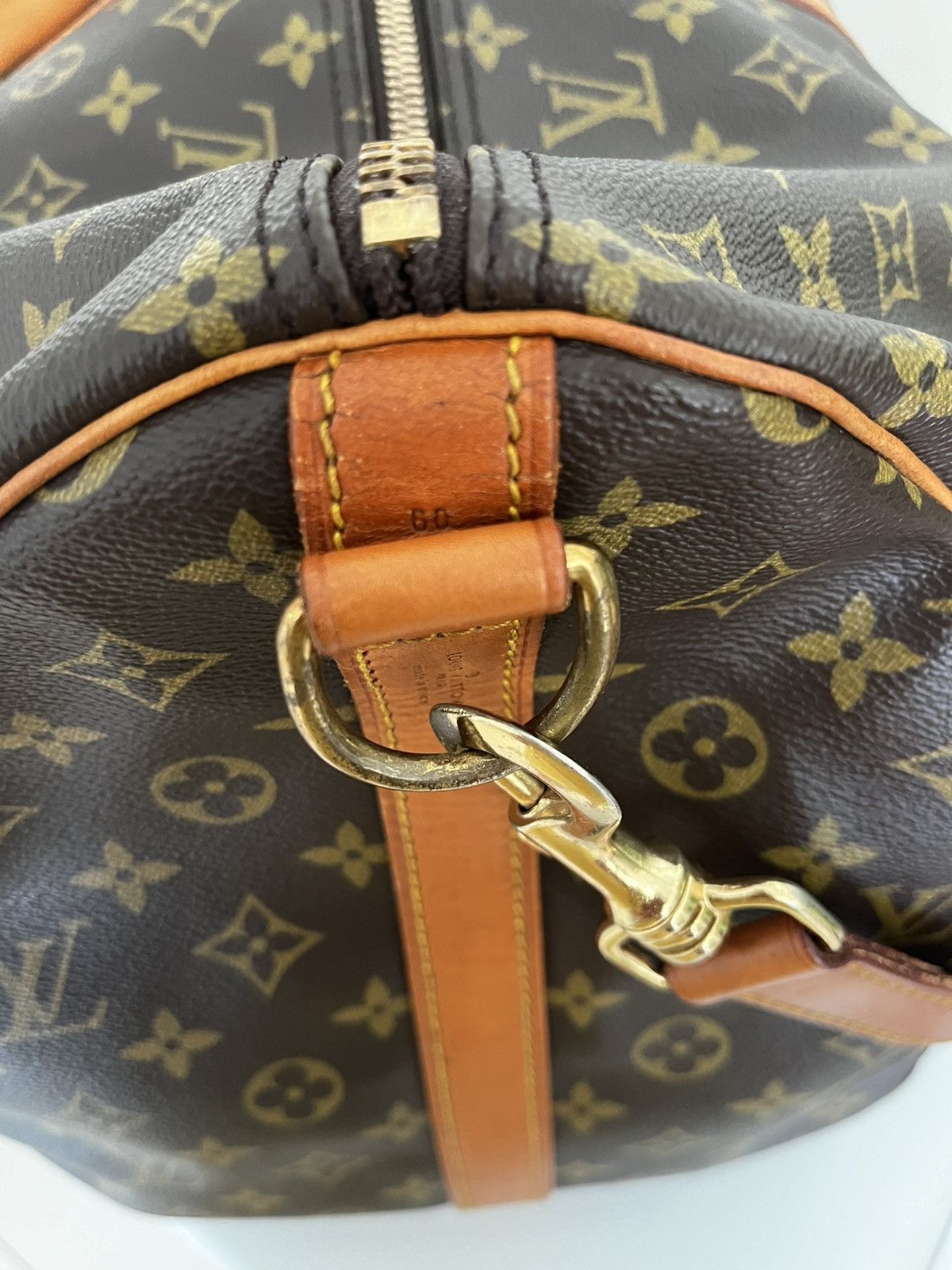 Louis Vuitton Authentic Louis Vuitton Keepall Bandouliere/Vintage/Brown Size ONE SIZE - 10 Thumbnail