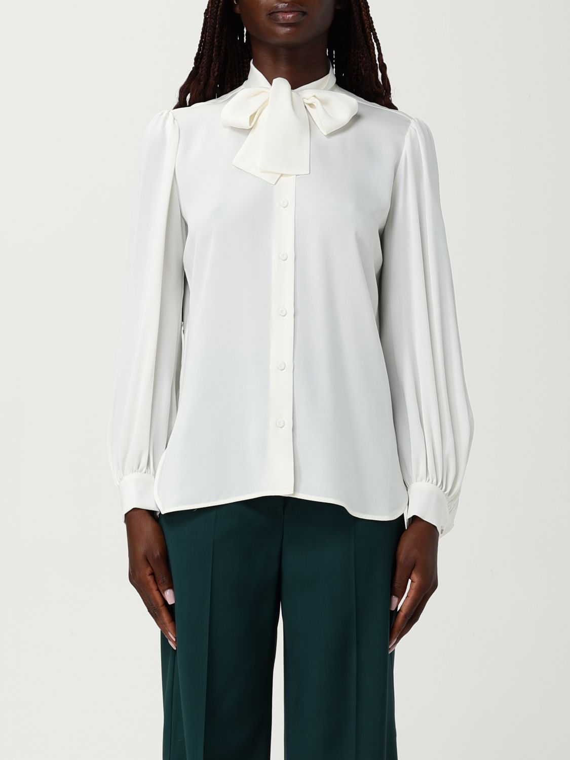 Max Mara Max Mara Shirt Woman Pearl Size L / US 10 / IT 46 - 1 Thumbnail