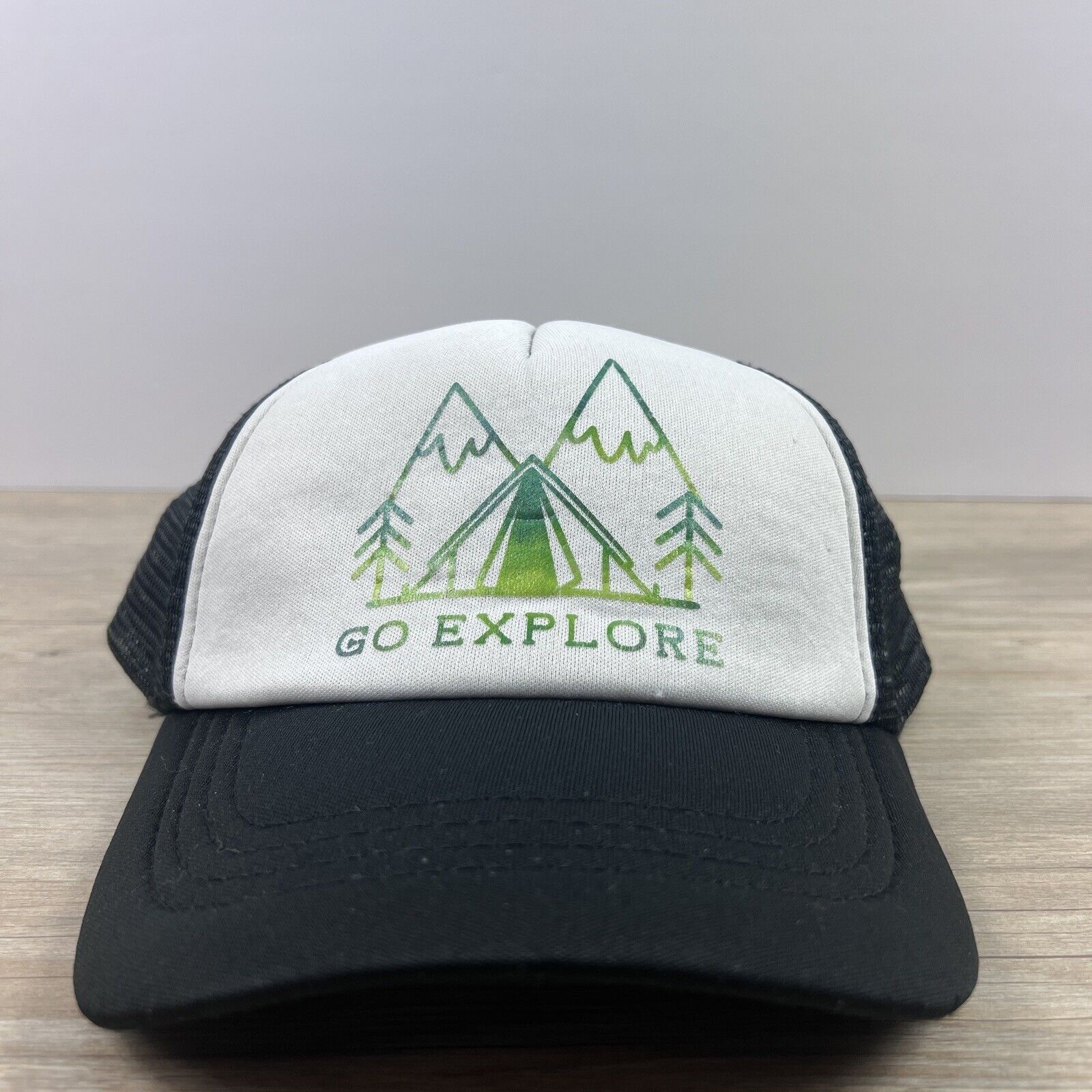 Other Go Explore Hat Snapback Hat Black Adjustable Hat Adult Fit B Size ONE SIZE - 1 Thumbnail