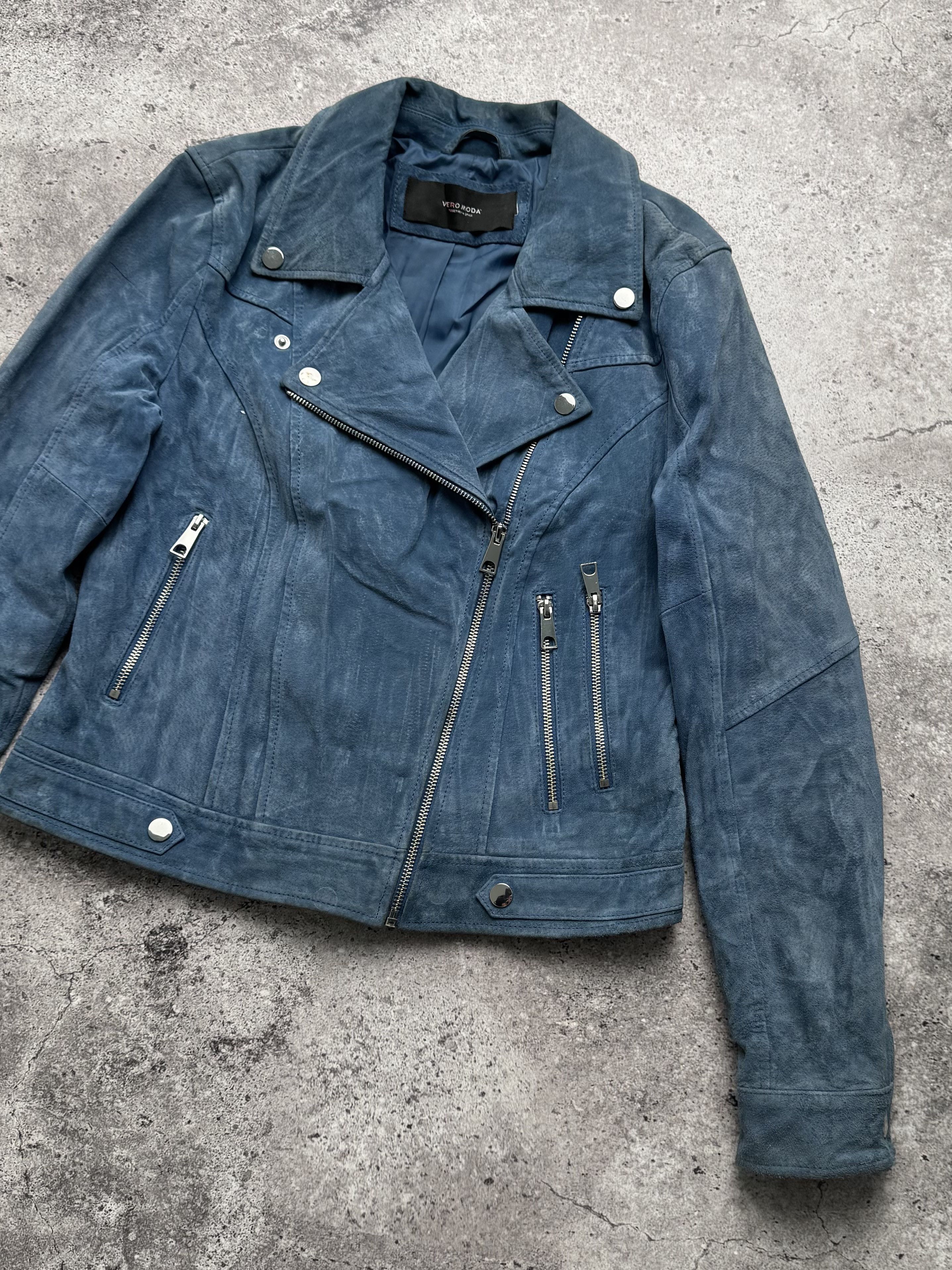 Vintage Vintage Suede Jacket C5(V403) Size L / US 10 / IT 46 - 3 Thumbnail