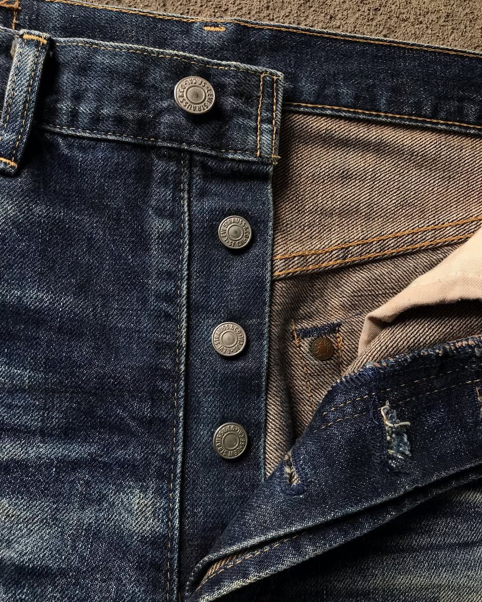 Levi's 501XX C big E selvedge raw denim Size US 33 - 9 Thumbnail