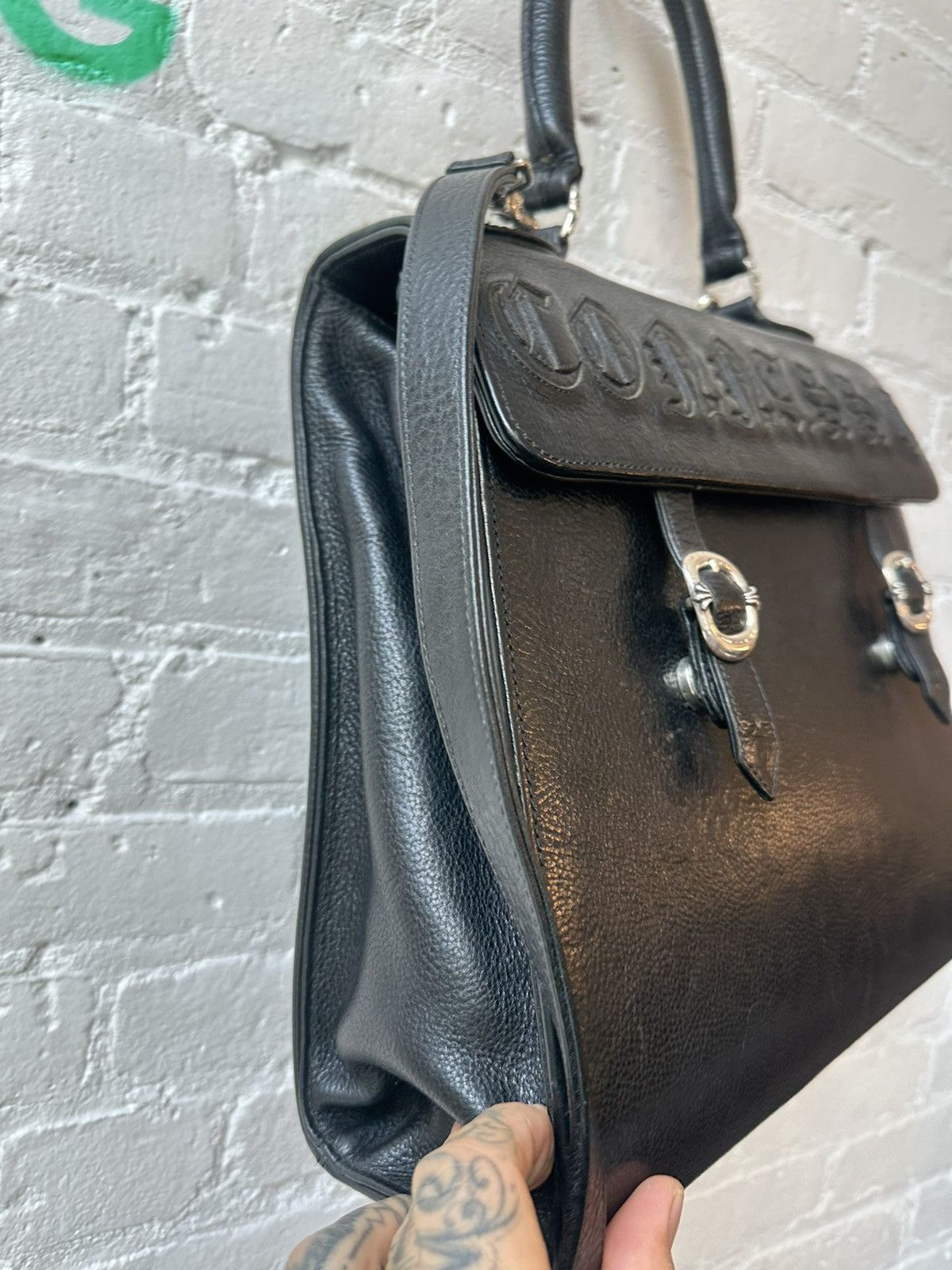 Chrome Hearts Chrome Hearts FRENCH CUNT BITCH CONNASSE XL Travel Bag Size ONE SIZE - 13 Thumbnail
