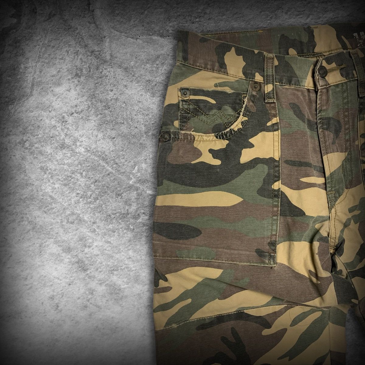 Edwin Edwin Camo Military Pants Size 27" / US 4 / IT 40 - 2 Thumbnail