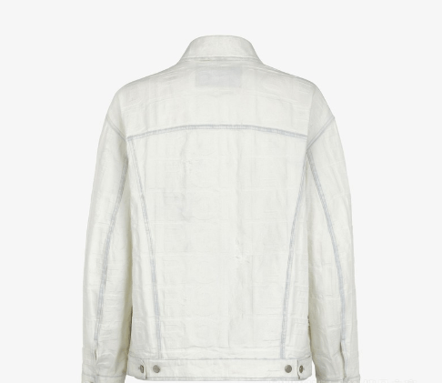 Fendi o1loc1c0824 Jacket in White Size US XS / EU 42 / 0 - 2 Thumbnail