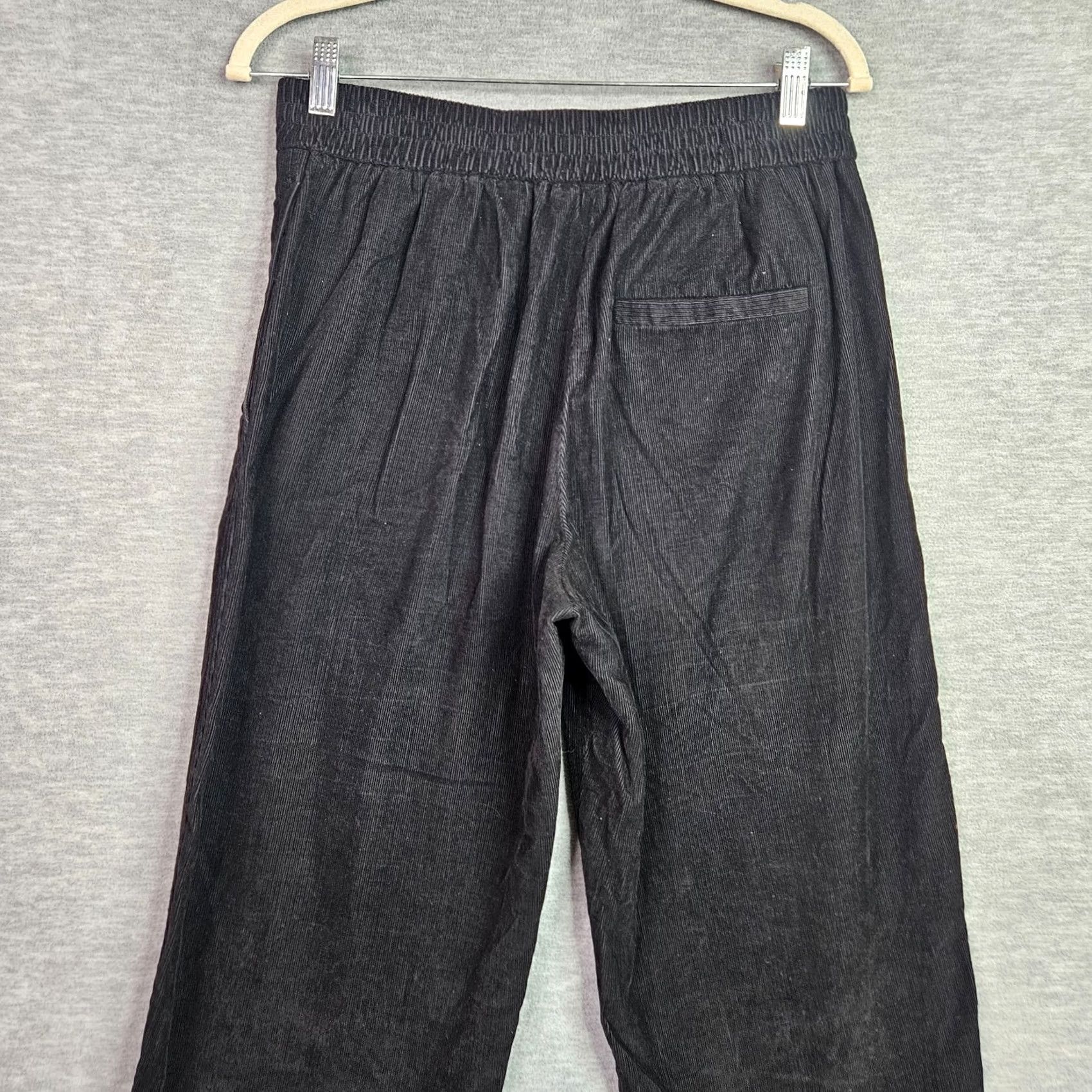 Cos COS Women’s Black Corduroy High Rise Straight Leg Pant Size EUR 36 Size 25" / US 0 / IT 36 - 6 Thumbnail