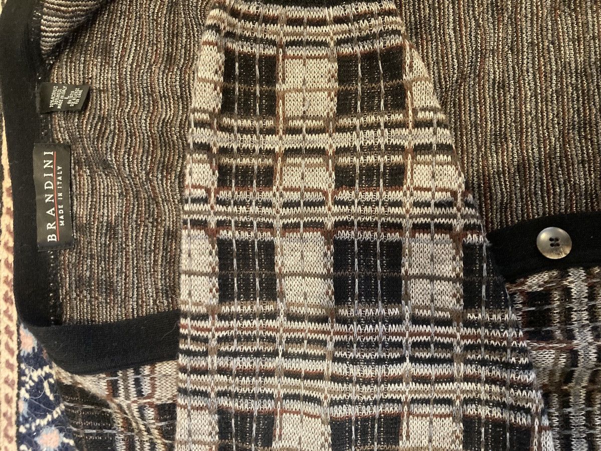 Brandini × Vintage Brandini flannel knit cardigan Size US M / EU 48-50 / 2 - 3 Thumbnail